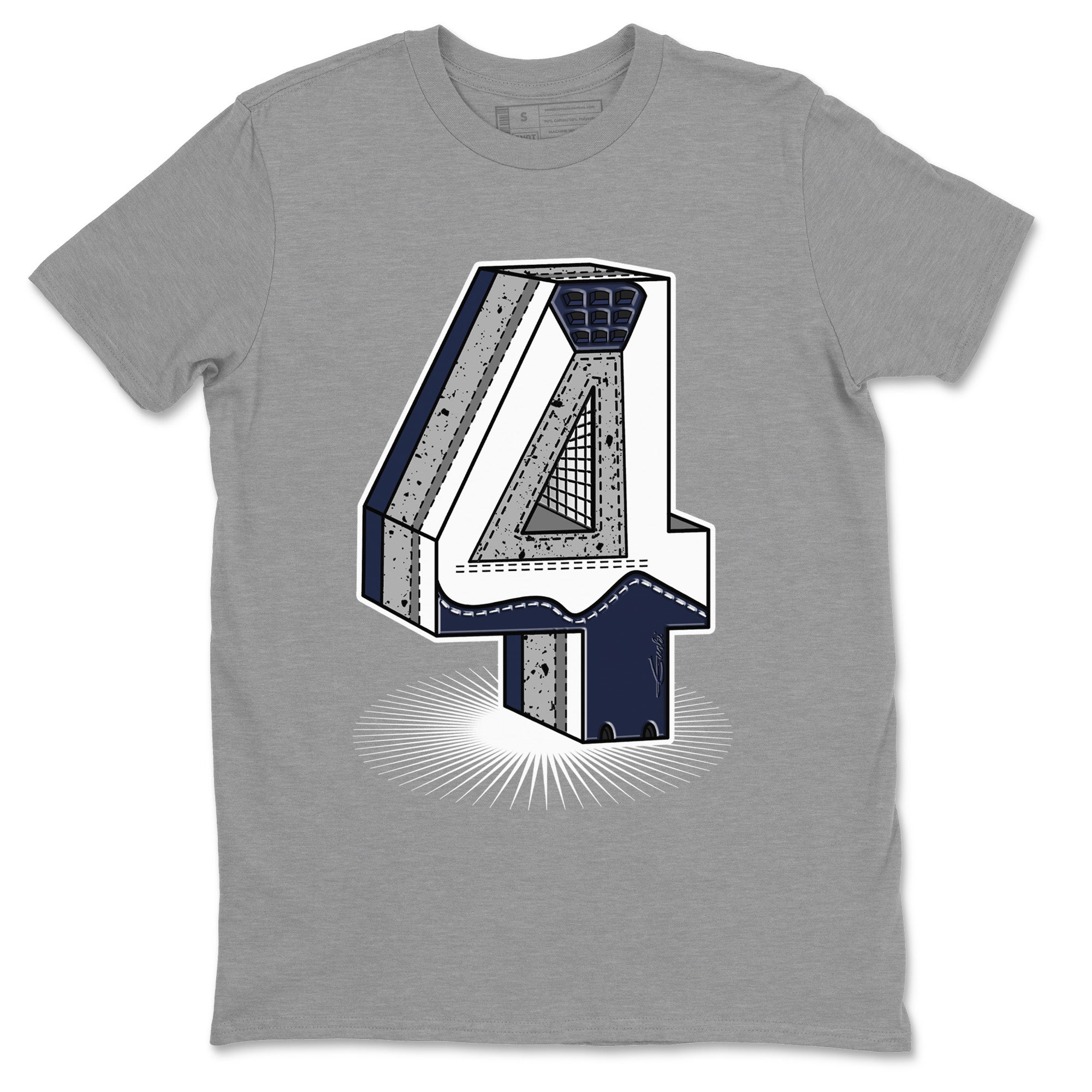 Jordan 4 Midnight Navy Shirt To Match Jordans Four Statue Sneaker Tees Jordan 4 Midnight Navy Drip Gear Zone Sneaker Matching Clothing Unisex Shirts
