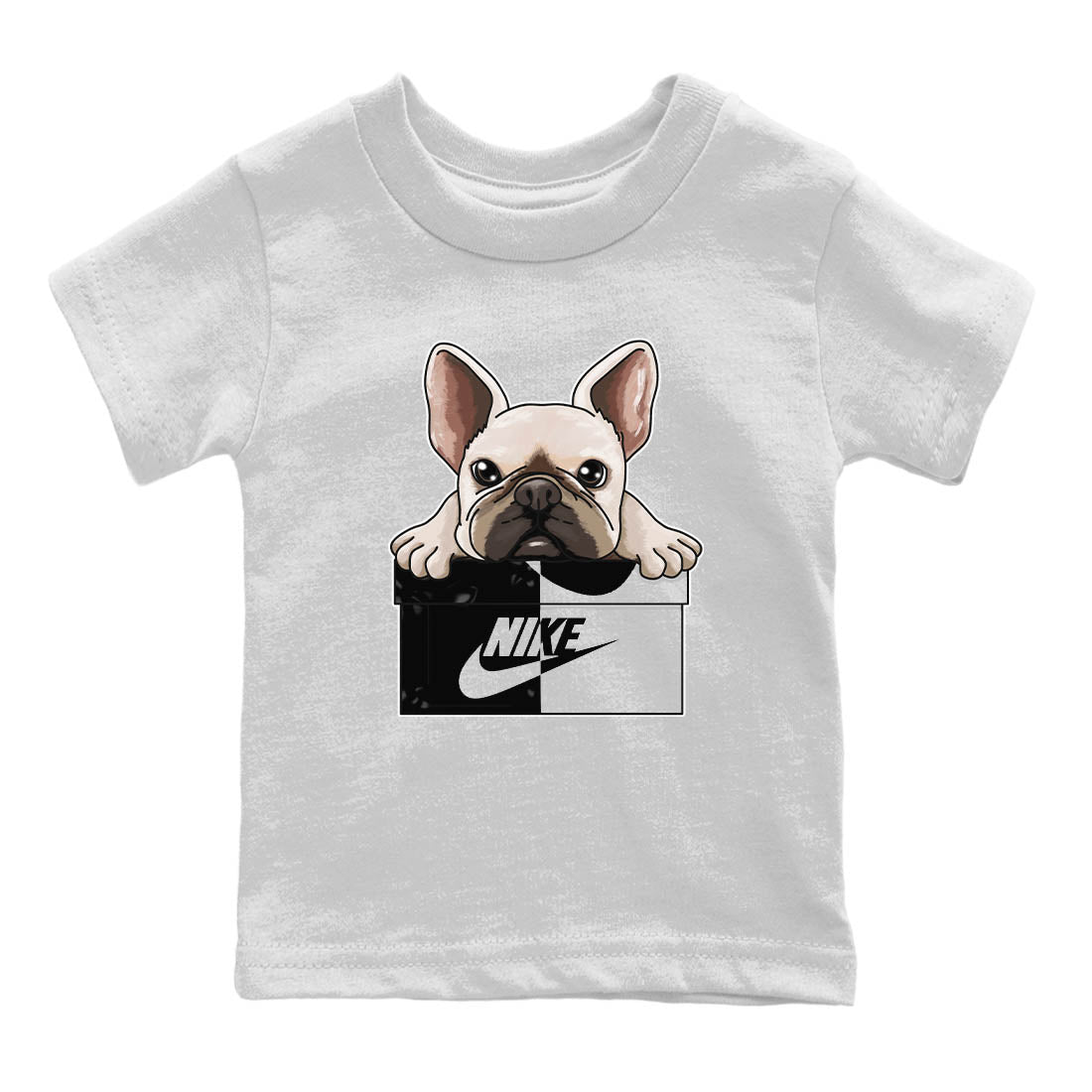 Jordan 1 Homage Sneaker Matching T-Shirt French Bulldog Sneaker Tees Jordan 1 Homage Sneaker Release Tees Kids Shirts
