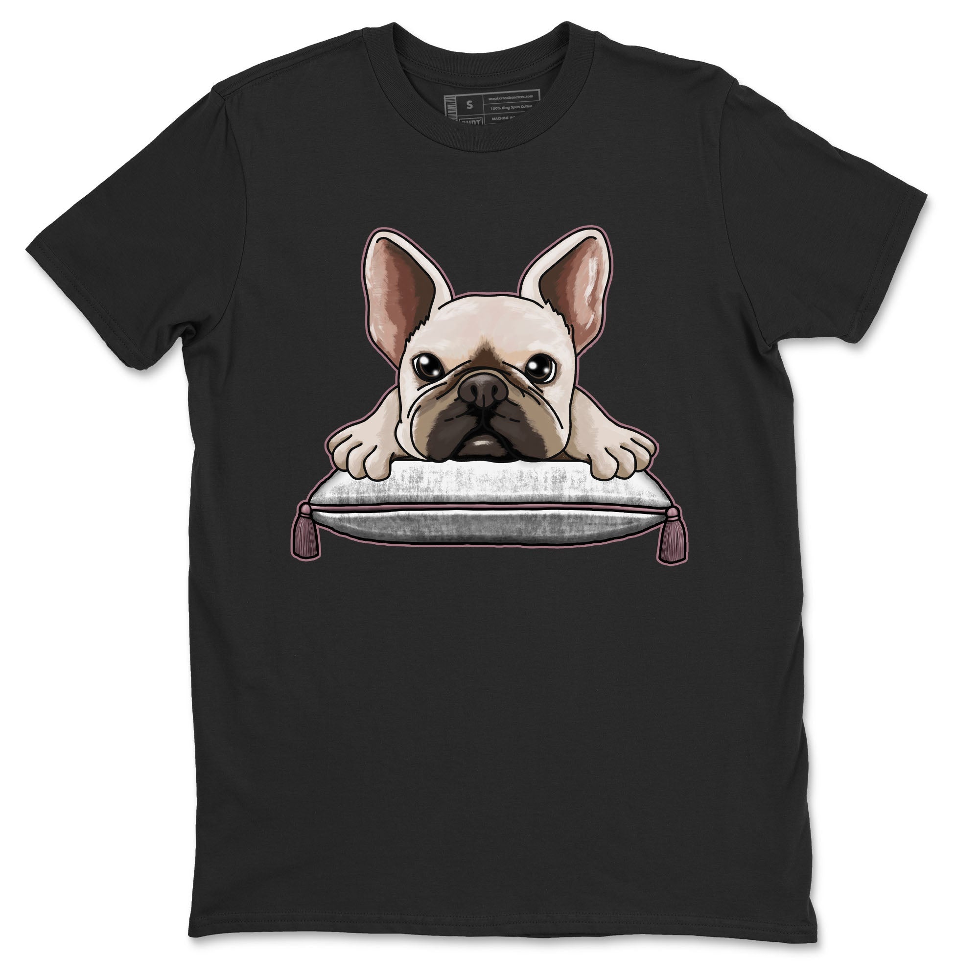 Air Jordan 1 Mauve shirt to match jordans French Bulldog sneaker tees AJ1 Mauve Drip Gear Zone Sneaker Matching Clothing Brand Unisex Sneaker Tee Black 2 T-Shirt