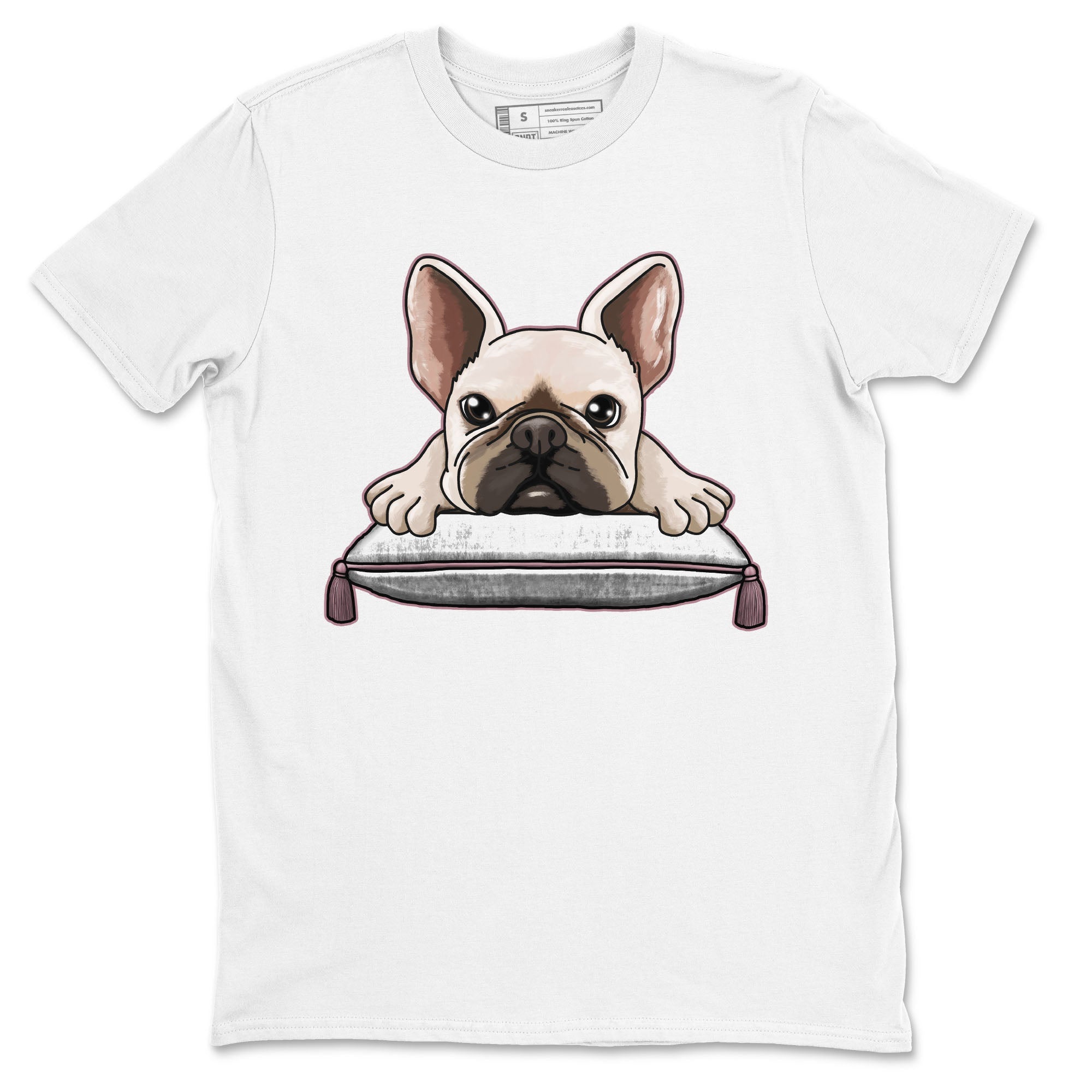Air Jordan 1 Mauve shirt to match jordans French Bulldog sneaker tees AJ1 Mauve Drip Gear Zone Sneaker Matching Clothing Brand Unisex Sneaker Tee White 2 T-Shirt