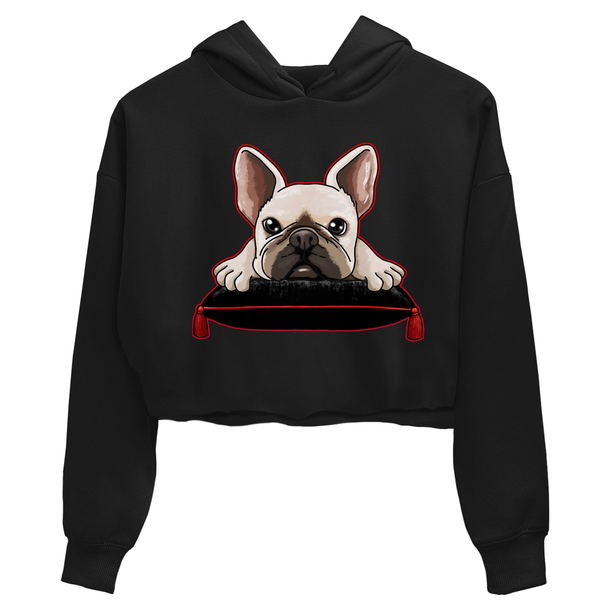 Air Jordan 1 Satin Bred shirt to match jordans French Bulldog sneaker tees AJ1 Retro Satin Bred Drip Gear Zone Sneaker Matching Clothing Brand Black 2 Crop T-Shirt