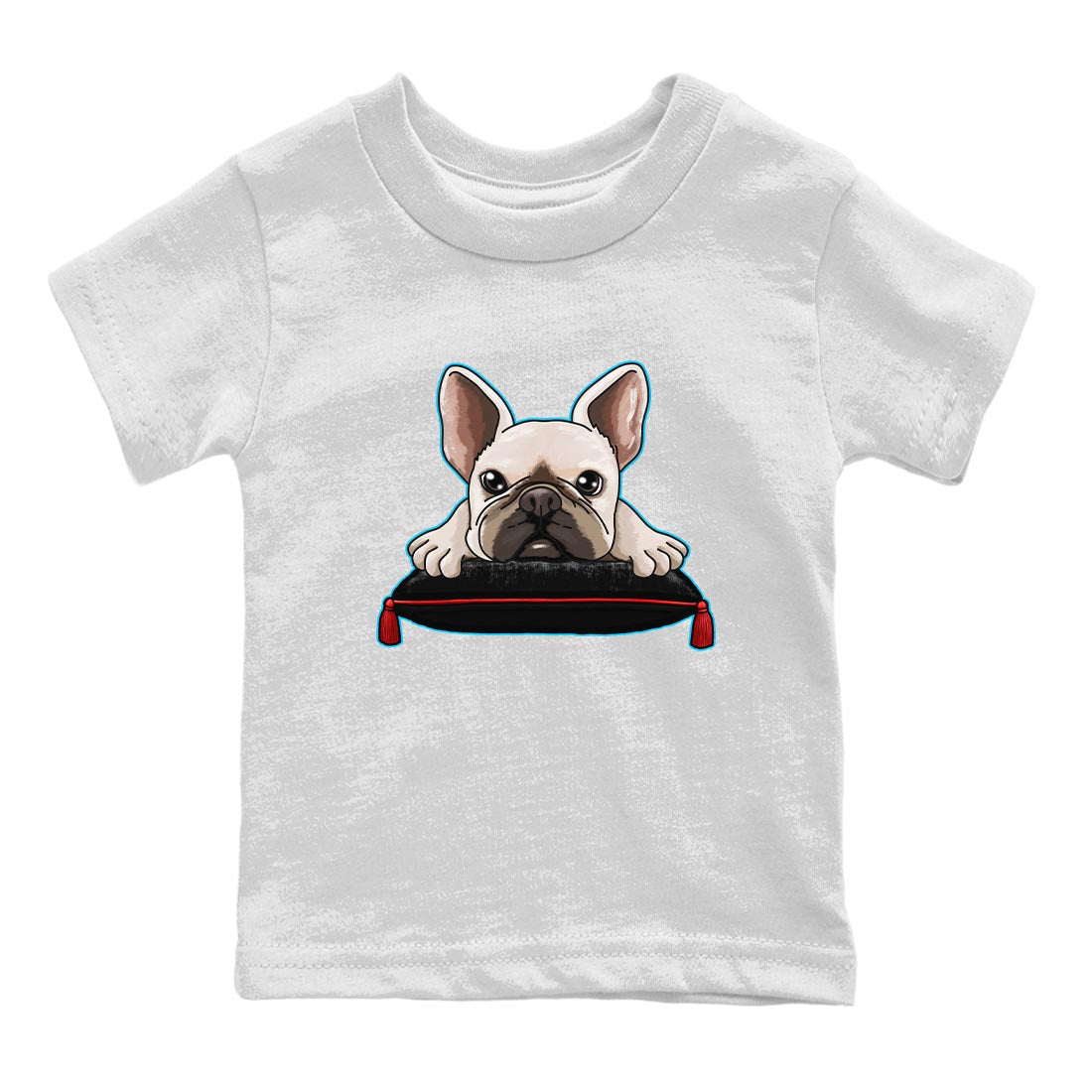 Air Jordan 1 Low UNC to Chicago shirt to match jordans French Bulldog Streetwear Sneaker Shirt Air Jordan 1 UNC to Chicago Drip Gear Zone Sneaker Matching Clothing Baby Toddler White 2 T-Shirt
