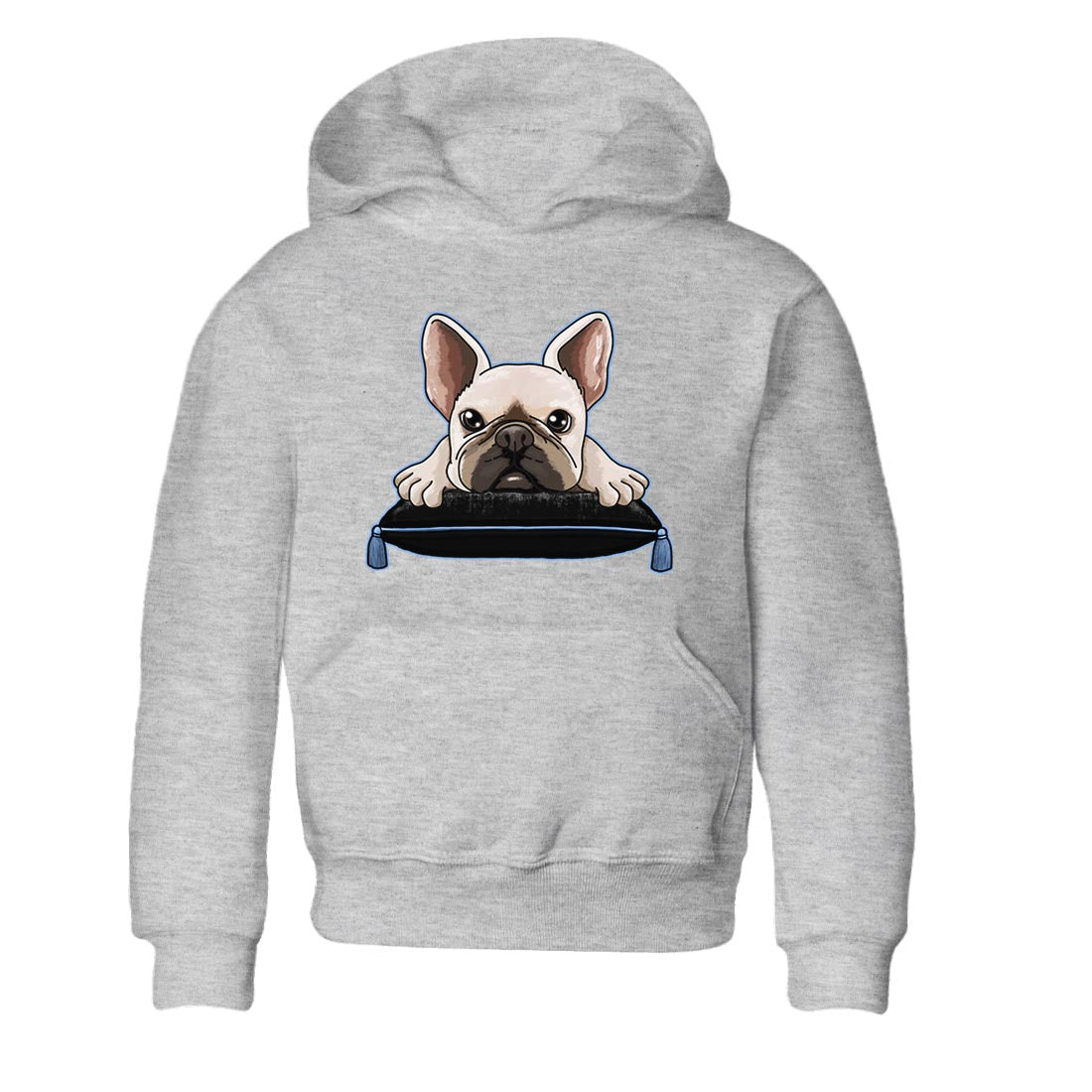 Air Jordan 1 Retro High OG University Blue shirt to match jordans French Bulldog Streetwear Sneaker Shirt Air Jordan 1 UNC Toe Drip Gear Zone Sneaker Matching Clothing Baby Toddler Heather Grey 2 T-Shirt