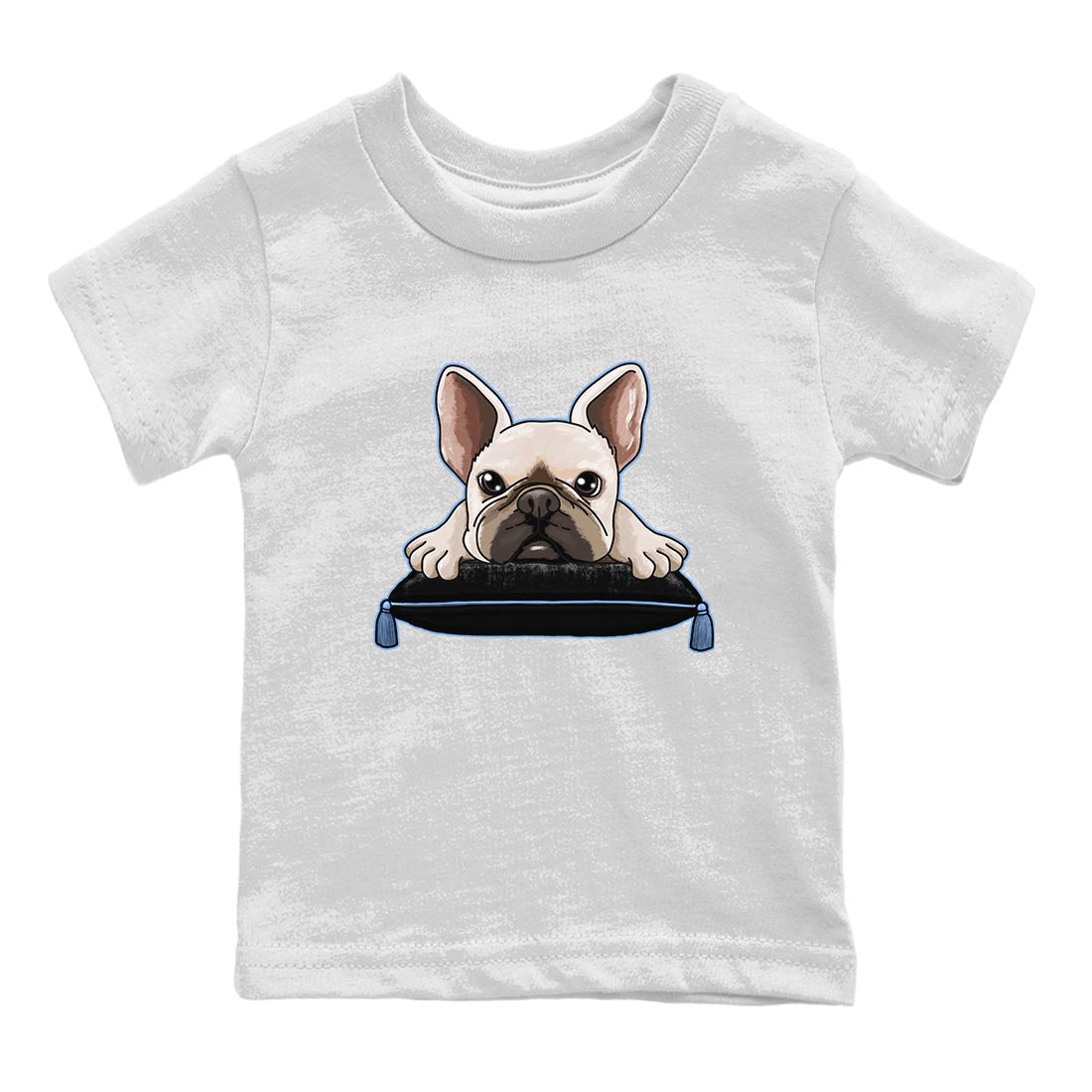 Air Jordan 1 Retro High OG University Blue shirt to match jordans French Bulldog Streetwear Sneaker Shirt Air Jordan 1 UNC Toe Drip Gear Zone Sneaker Matching Clothing Baby Toddler White 2 T-Shirt