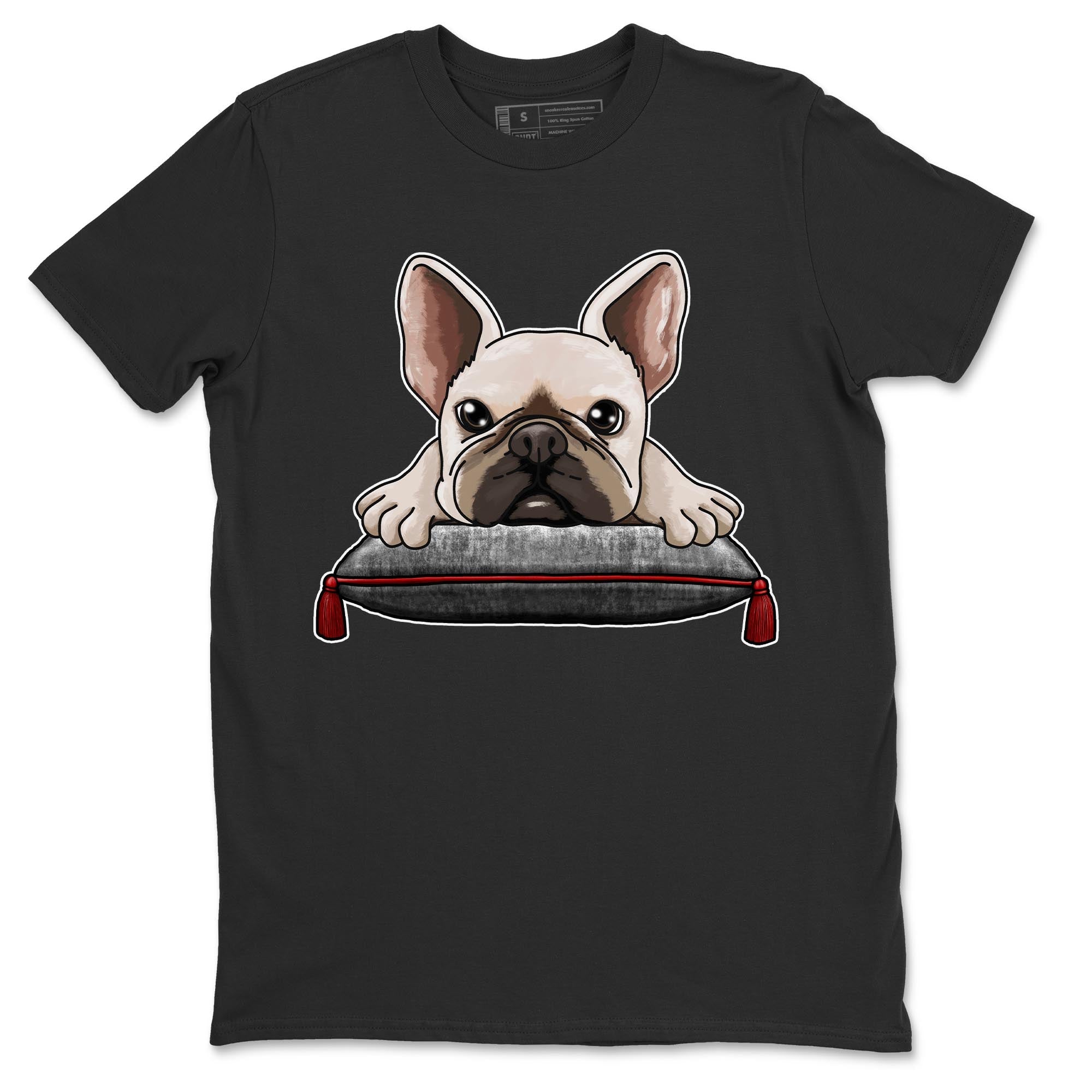 1s High OG Washed Heritage Sneaker Match Tees French Bulldog Streetwear Sneaker Shirt Air Jordan 1 Washed Heritage Sneaker Release Tees Unisex Shirts Black 2