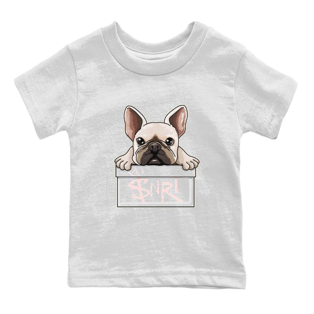 Air Jordan 1 Washed Pink French Bulldog Baby and Kids Streetwear Sneaker Shirt AJ1 Washed Pink Kids Streetwear Sneaker Shirt Washing and Care Tip