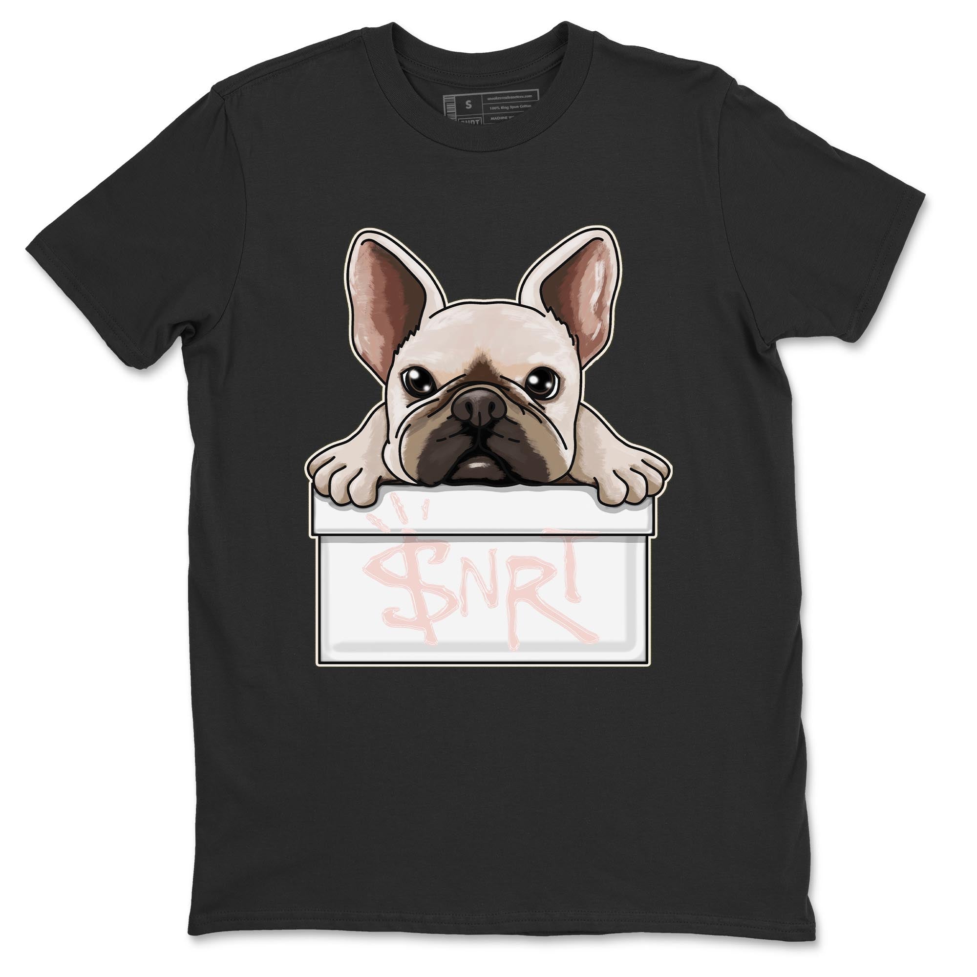 Air Jordan 1 Washed Pink Sneaker Match Tees French Bulldog Streetwear Sneaker Shirt AJ1 Washed Pink Sneaker Release Tees Unisex Shirts Black 2