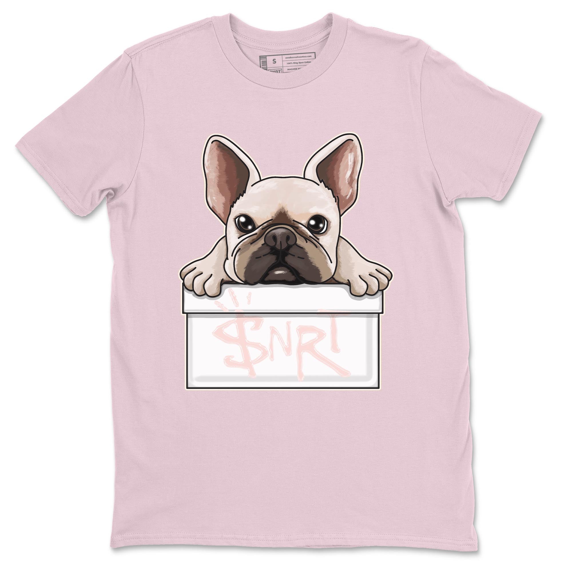 Air Jordan 1 Washed Pink Sneaker Match Tees French Bulldog Streetwear Sneaker Shirt AJ1 Washed Pink Sneaker Release Tees Unisex Shirts Pink 2