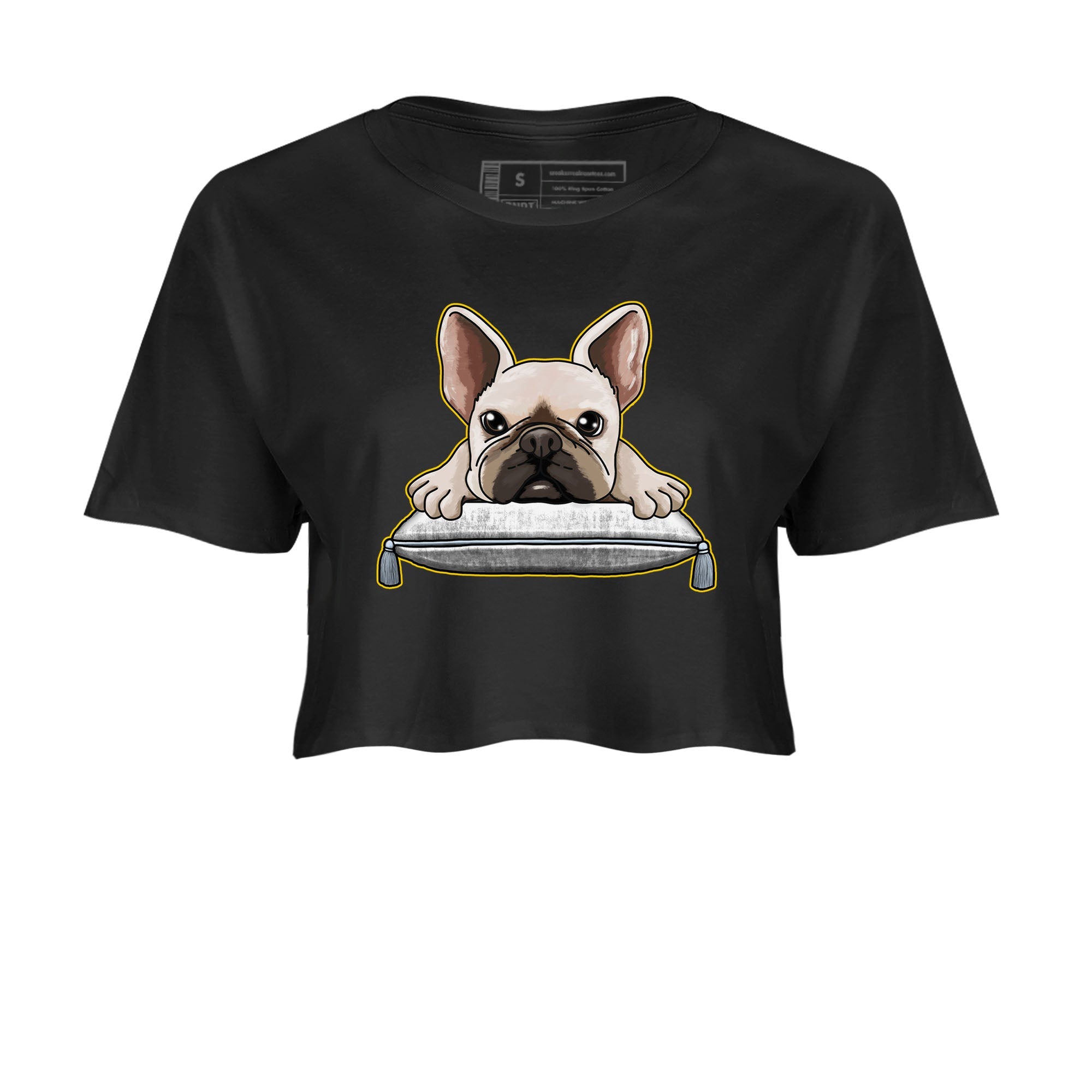 13s Blue Grey shirt to match jordans French Bulldog sneaker tees Air Jordan 13 Blue Grey Drip Gear Zone Black 2 crop length shirt