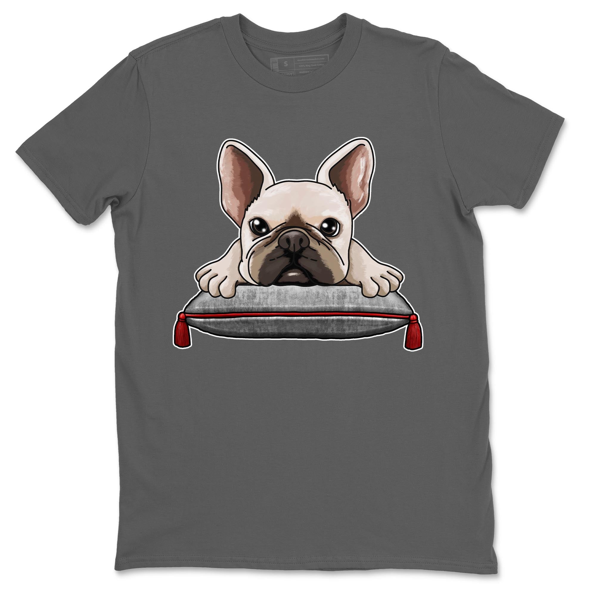 AJ13 Wolf Grey Sneaker Match Tees French Bulldog Streetwear Sneaker Shirt Air Jordan 13 Wolf Grey Drip Gear Zone Sneaker Matching Clothing Unisex Shirts Cool Grey 2