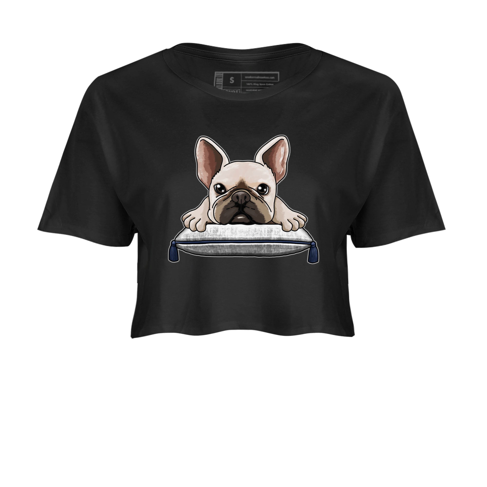 Air Jordan 3 Retro Midnight Navy shirt to match jordans French Bulldog sneaker shirt 3s Midnight Navy Drip Gear Zone Black 2 crop shirt