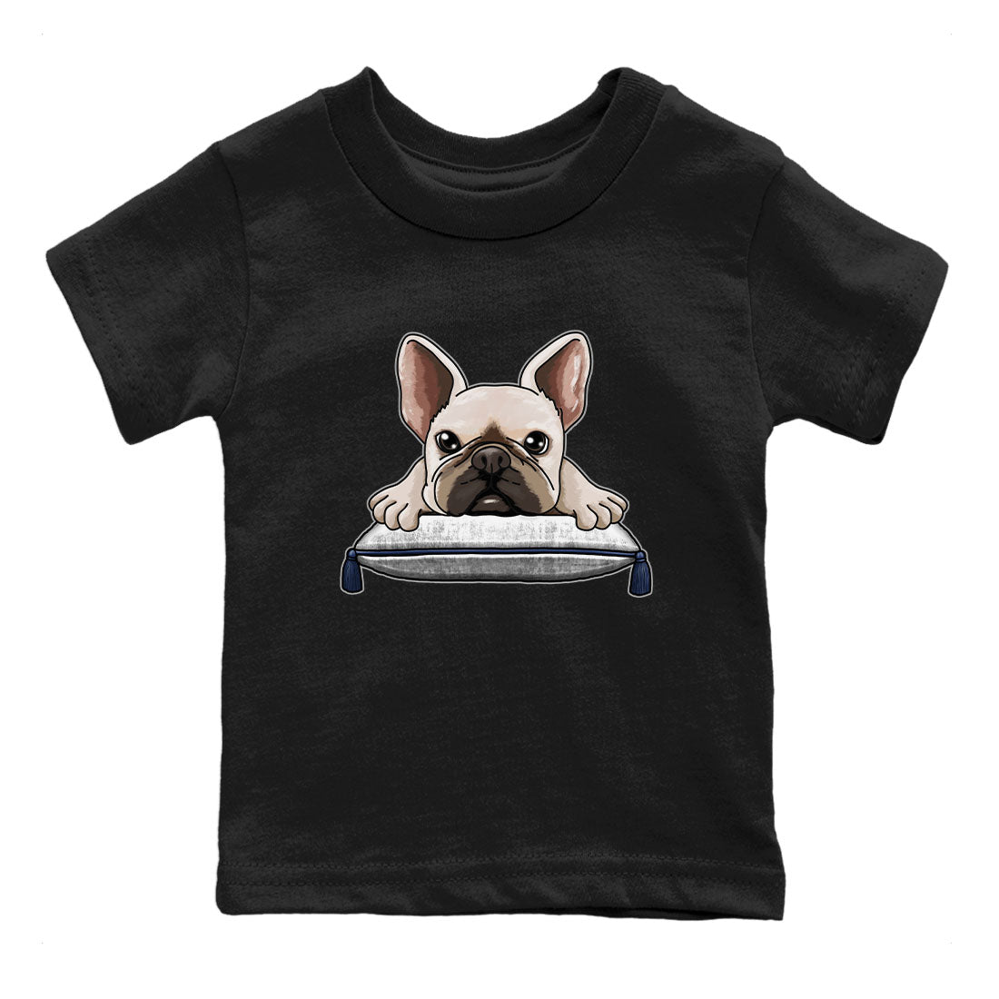 Air Jordan 3 Retro Midnight Navy shirt to match jordans French Bulldog sneaker shirt 3s Midnight Navy Drip Gear Zone baby toddler Black 2 cotton Shirt