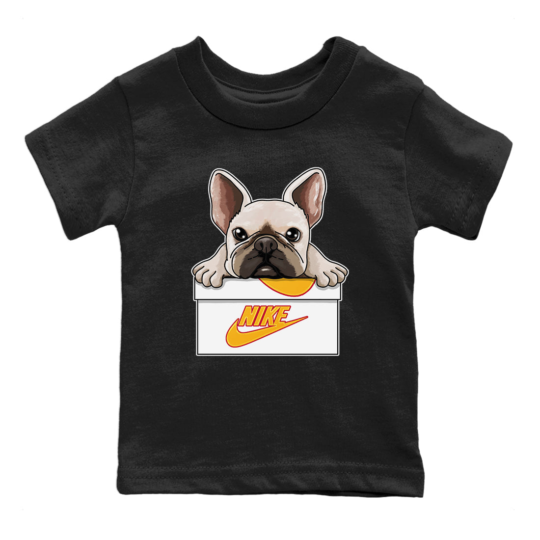 Jordan 7 Cardinal Shirt To Match Jordans French Bulldog Sneaker Tees Jordan 7 Cardinal Drip Gear Zone Sneaker Matching Clothing Kids Shirts