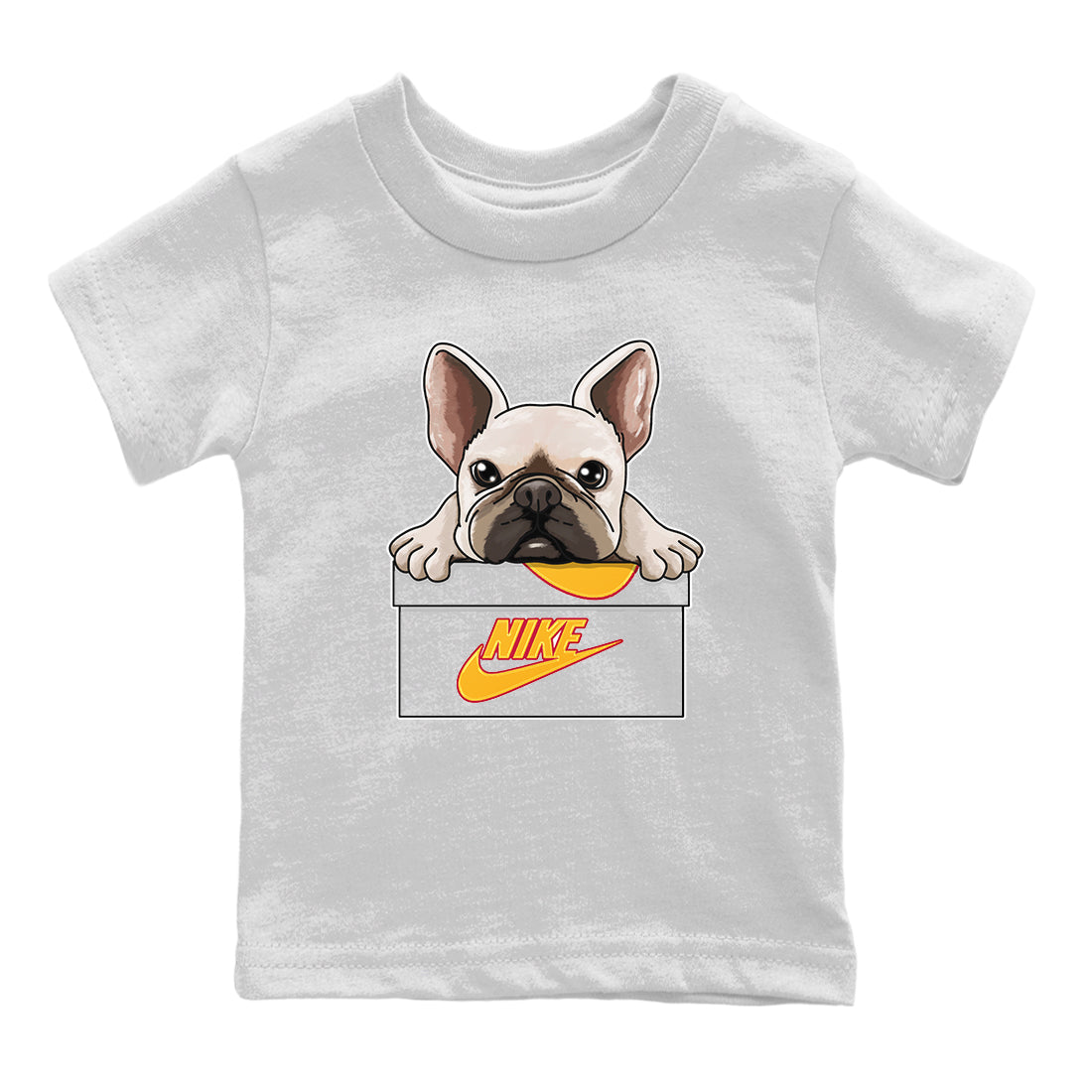 Jordan 7 Cardinal Shirt To Match Jordans French Bulldog Sneaker Tees Jordan 7 Cardinal Drip Gear Zone Sneaker Matching Clothing Kids Shirts