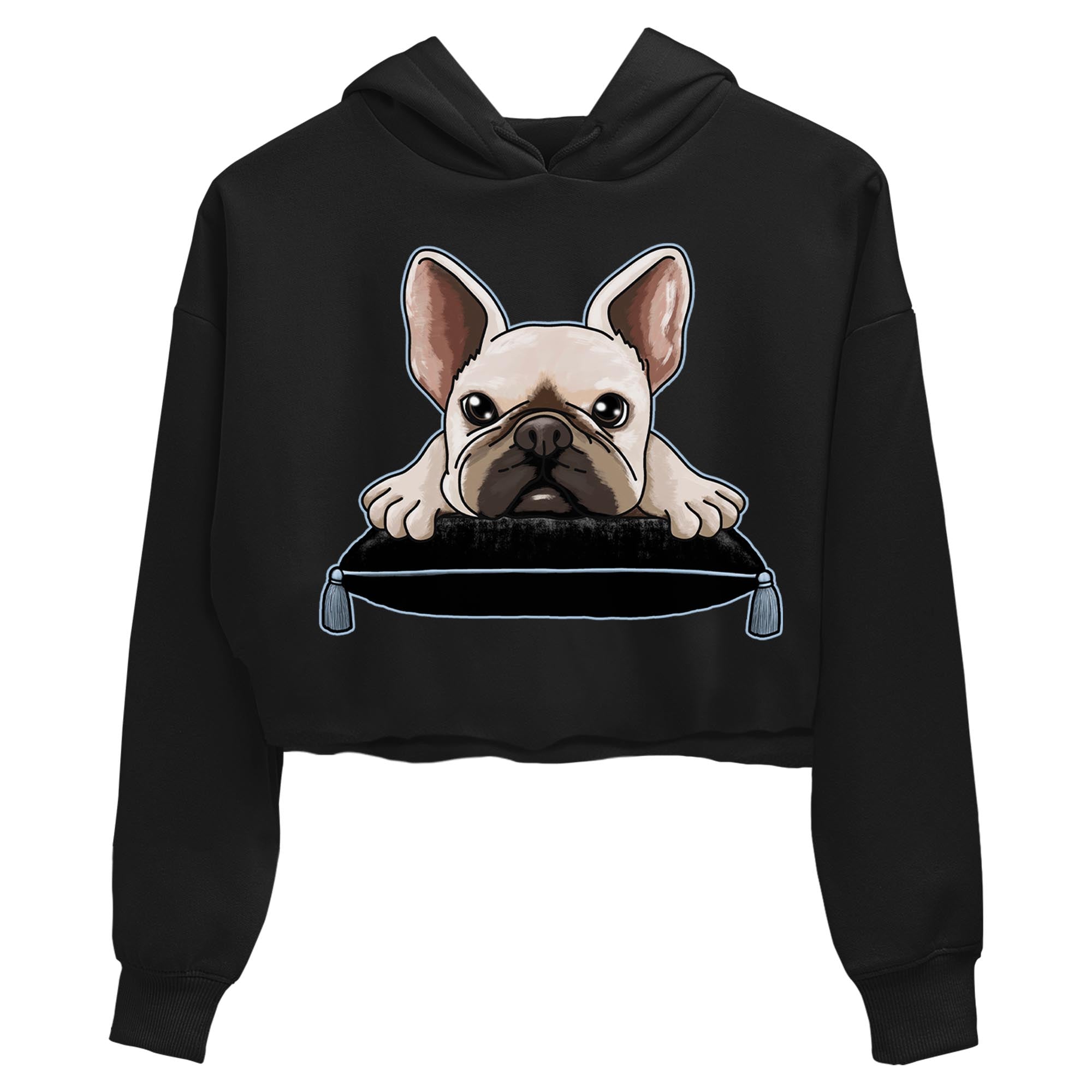 Air Jordan 7 Chambray shirt to match jordans French Bulldog Streetwear Sneaker Shirt AJ7 Chambray Drip Gear Zone Sneaker Matching Clothing Black 2 Crop T-Shirt