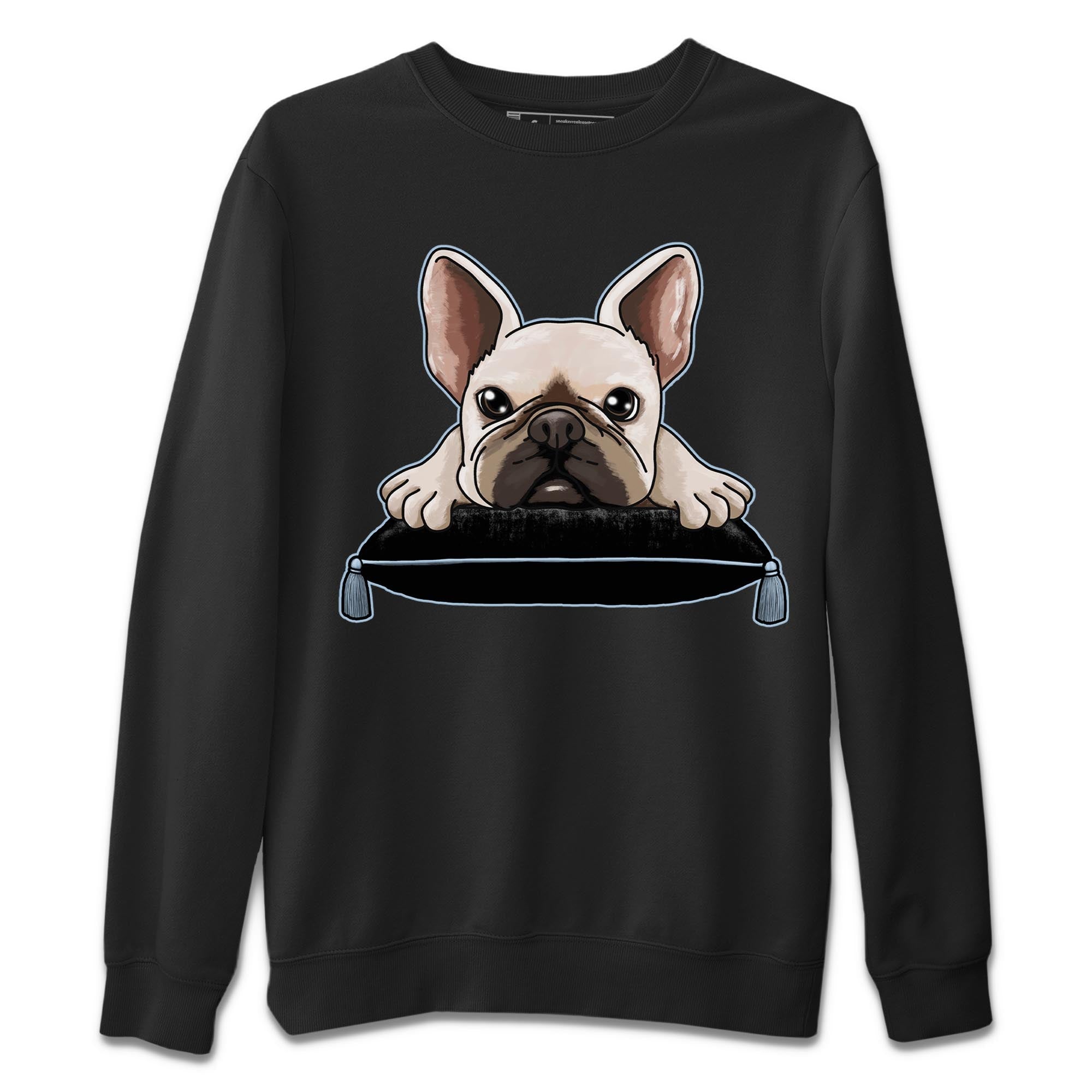 Air Jordan 7 Chambray shirt to match jordans French Bulldog Streetwear Sneaker Shirt AJ7 Chambray Drip Gear Zone Sneaker Matching Clothing Unisex Black 2 T-Shirt