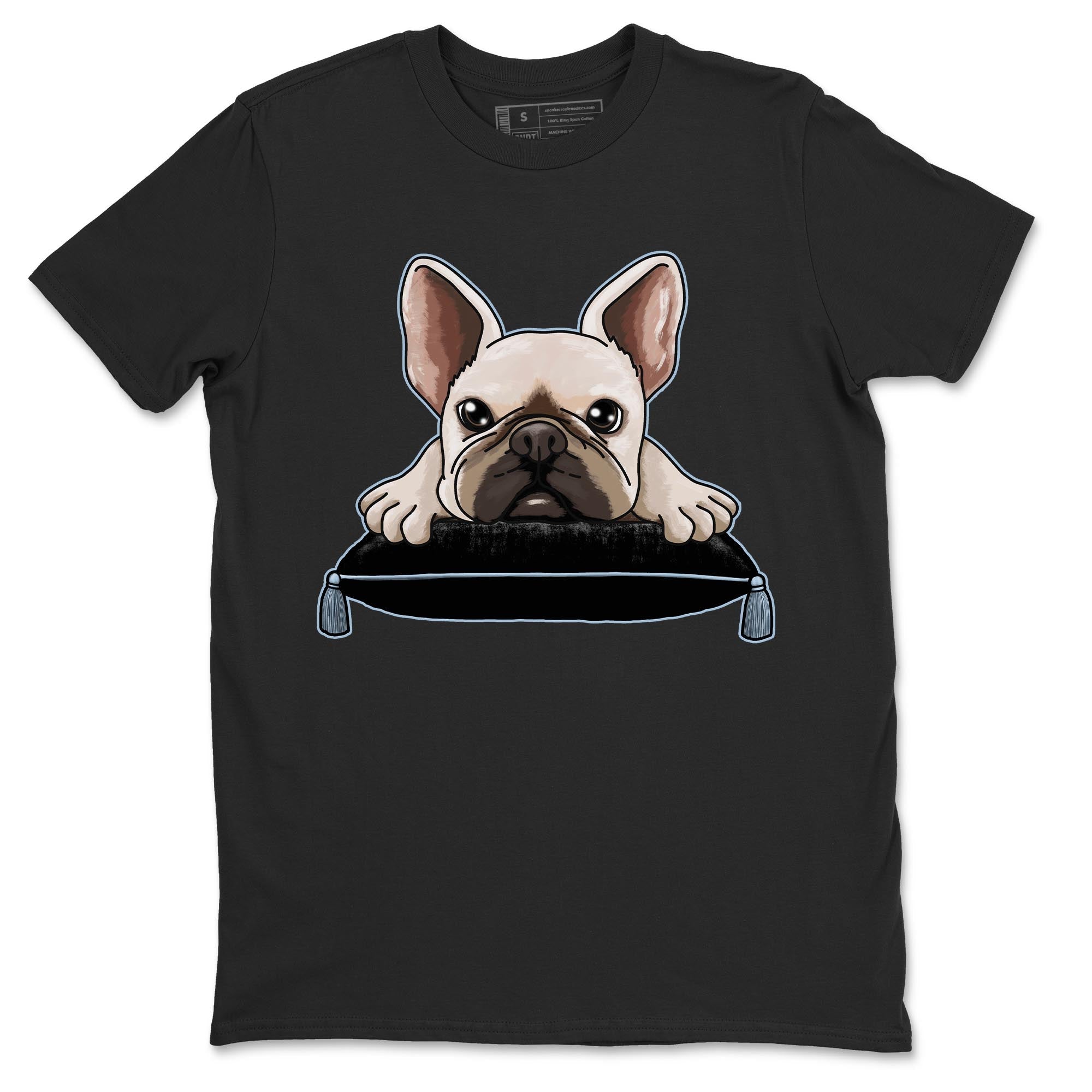 Air Jordan 7 Chambray shirt to match jordans French Bulldog Streetwear Sneaker Shirt AJ7 Chambray Drip Gear Zone Sneaker Matching Clothing Unisex Black 2 T-Shirt