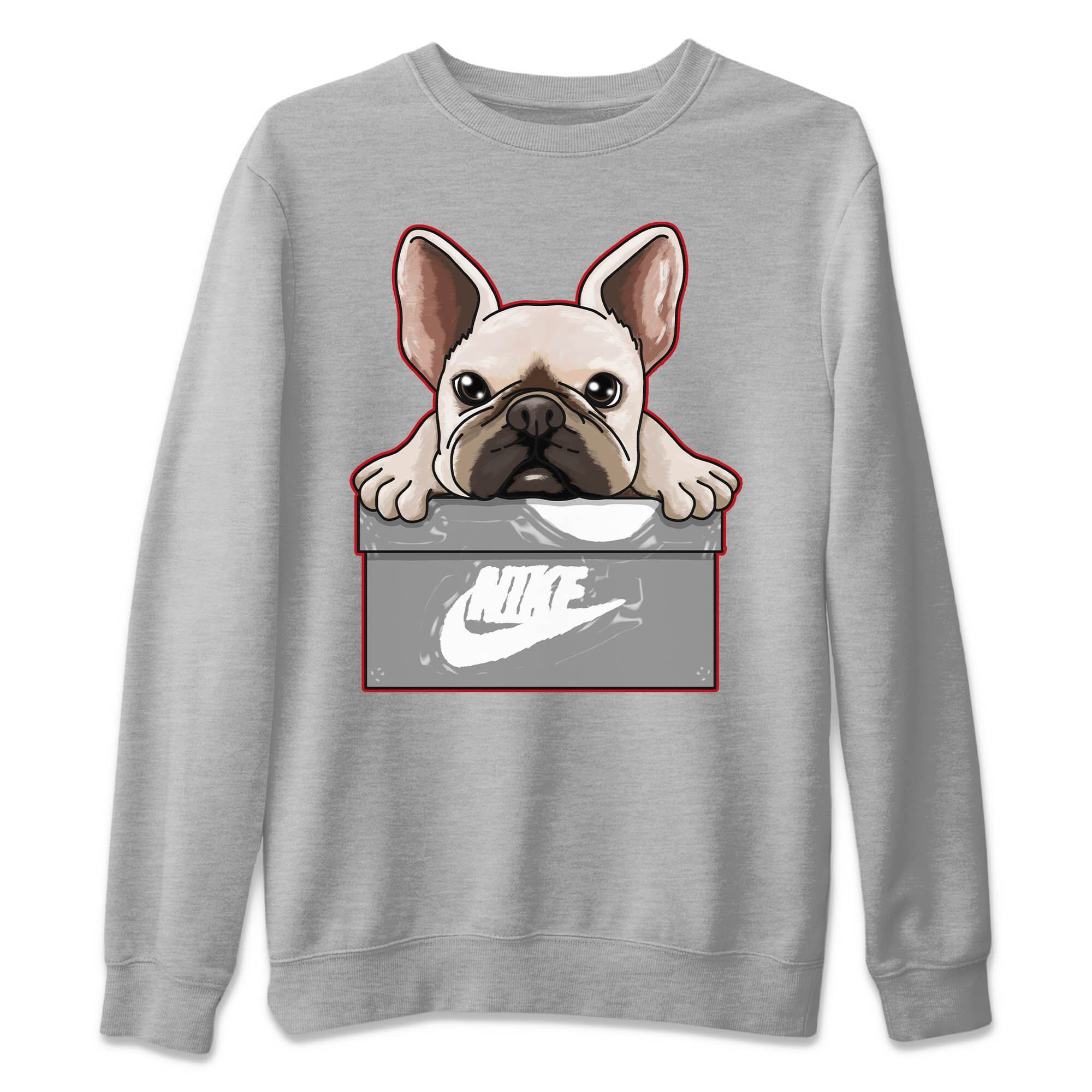 Jordan 9 Fire Red Shirt To Match Jordans French Bulldog Sneaker Tees Jordan 9 Fire Red Drip Gear Zone Sneaker Matching Clothing Unisex Shirts