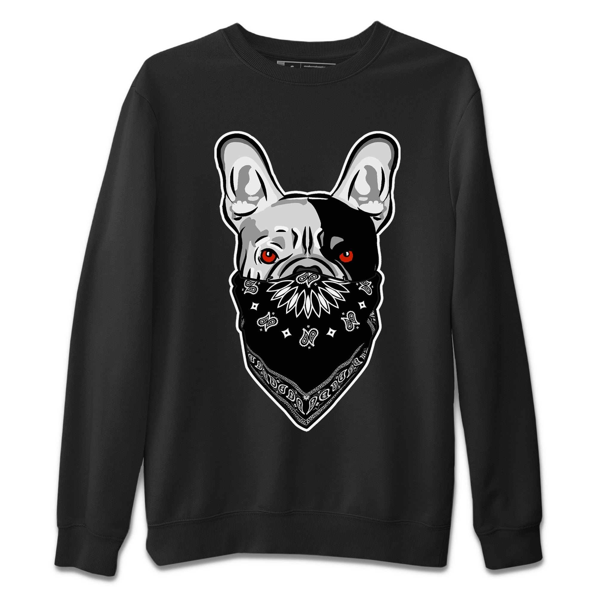 Air Jordan 13 Black Flint Sneaker Match Tees French Bulldog Bandana Streetwear Sneaker Shirt Air Jordan 13 Retro Black Flint Tee Unisex Shirts Black 2