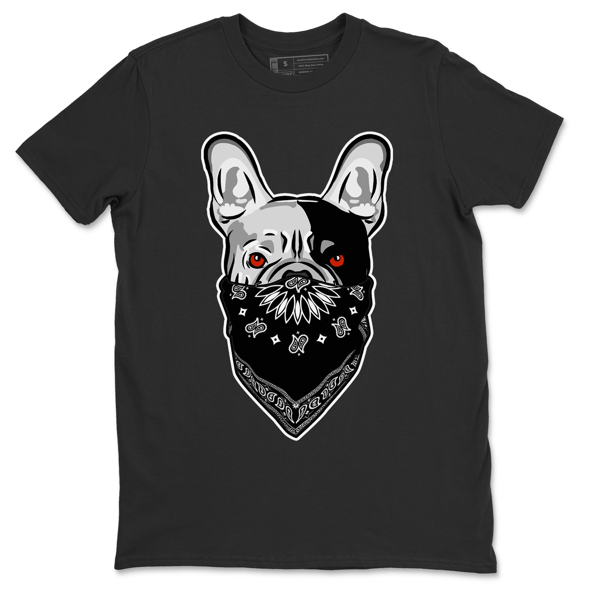 Air Jordan 13 Black Flint Sneaker Match Tees French Bulldog Bandana Streetwear Sneaker Shirt Air Jordan 13 Retro Black Flint Tee Unisex Shirts Black 2