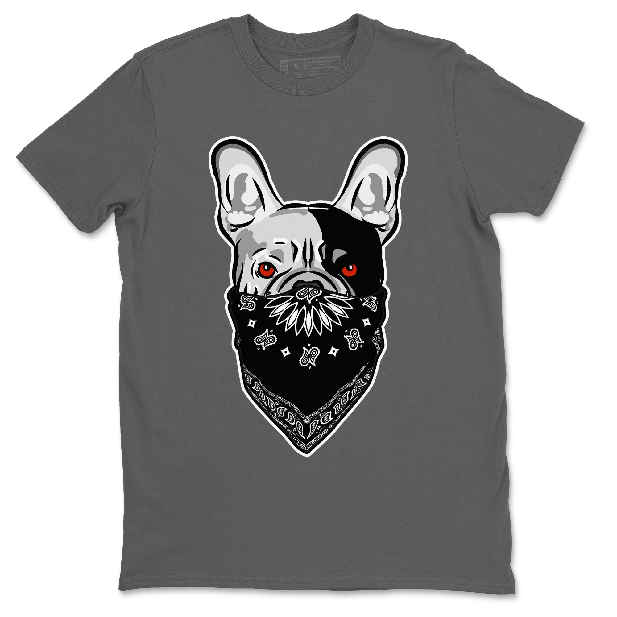 Air Jordan 13 Black Flint Sneaker Match Tees French Bulldog Bandana Streetwear Sneaker Shirt Air Jordan 13 Retro Black Flint Tee Unisex Shirts Cool Grey 2