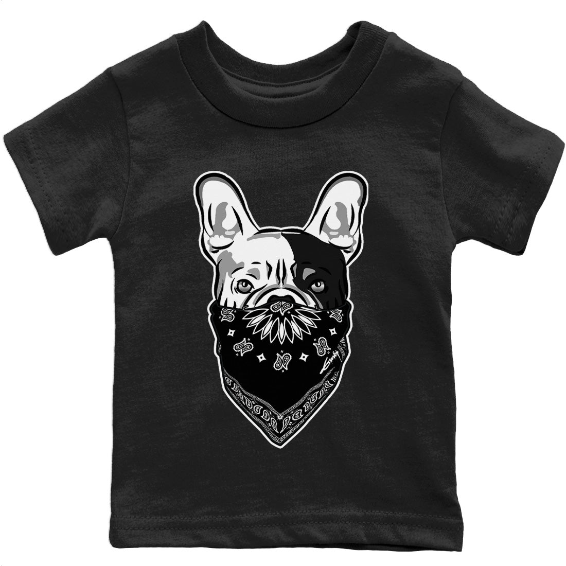 Dunk Panda Sneaker Match Tees French Bulldog Bandana Sneaker Tees Dunk Panda Jordan to match sneaker T-Shirt Kids Shirts