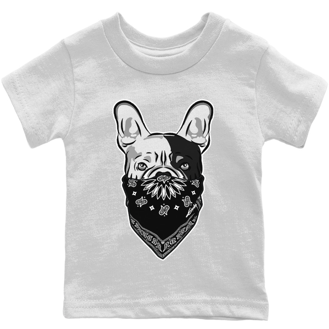 Dunk Panda Sneaker Match Tees French Bulldog Bandana Sneaker Tees Dunk Panda Jordan to match sneaker T-Shirt Kids Shirts