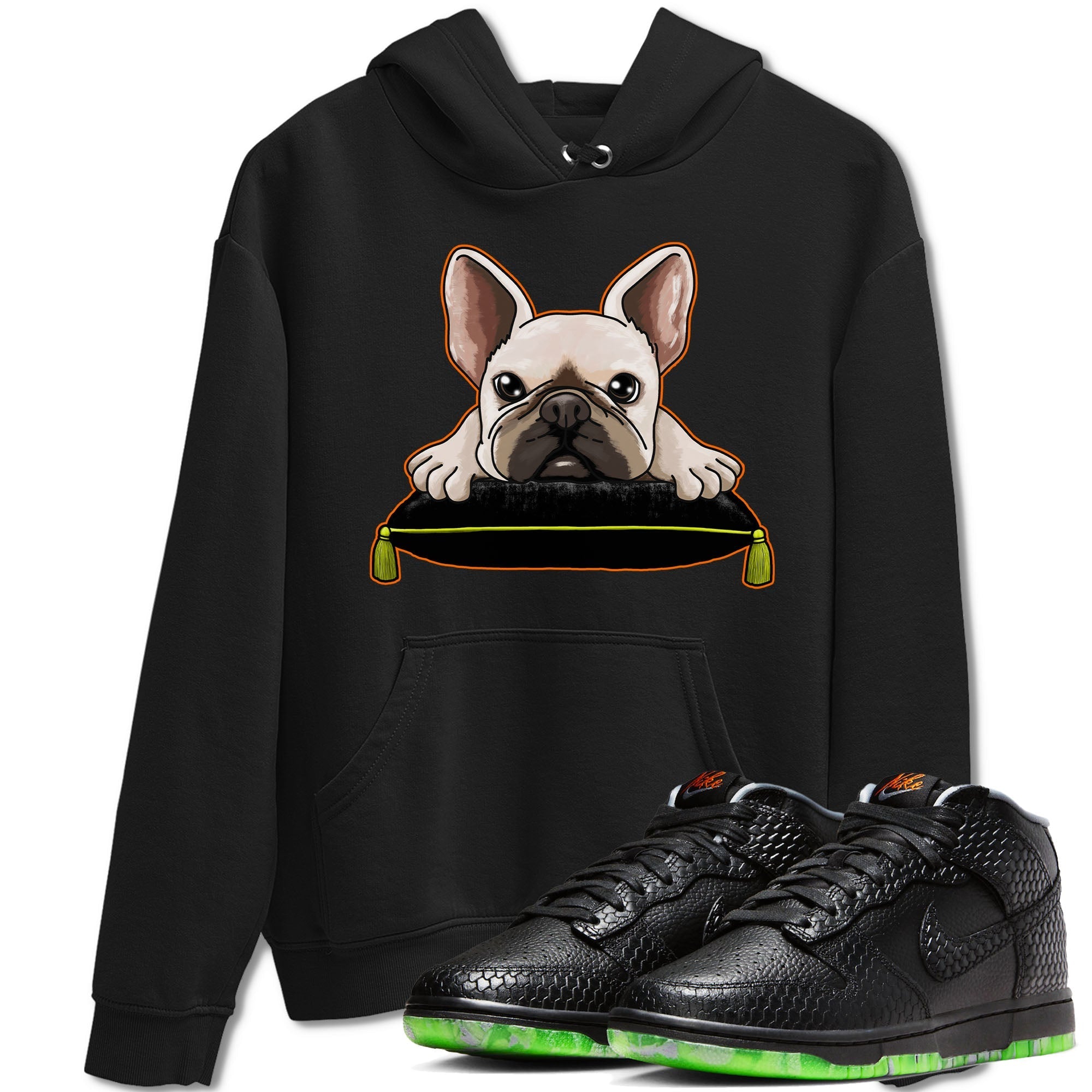 Dunk Halloween shirt to match jordans French Bulldog sneaker tees Dunk Mid Halloween Drip Gear Zone Sneaker Matching Clothing Brand Unisex Sneaker Tee Black 1 T-Shirt