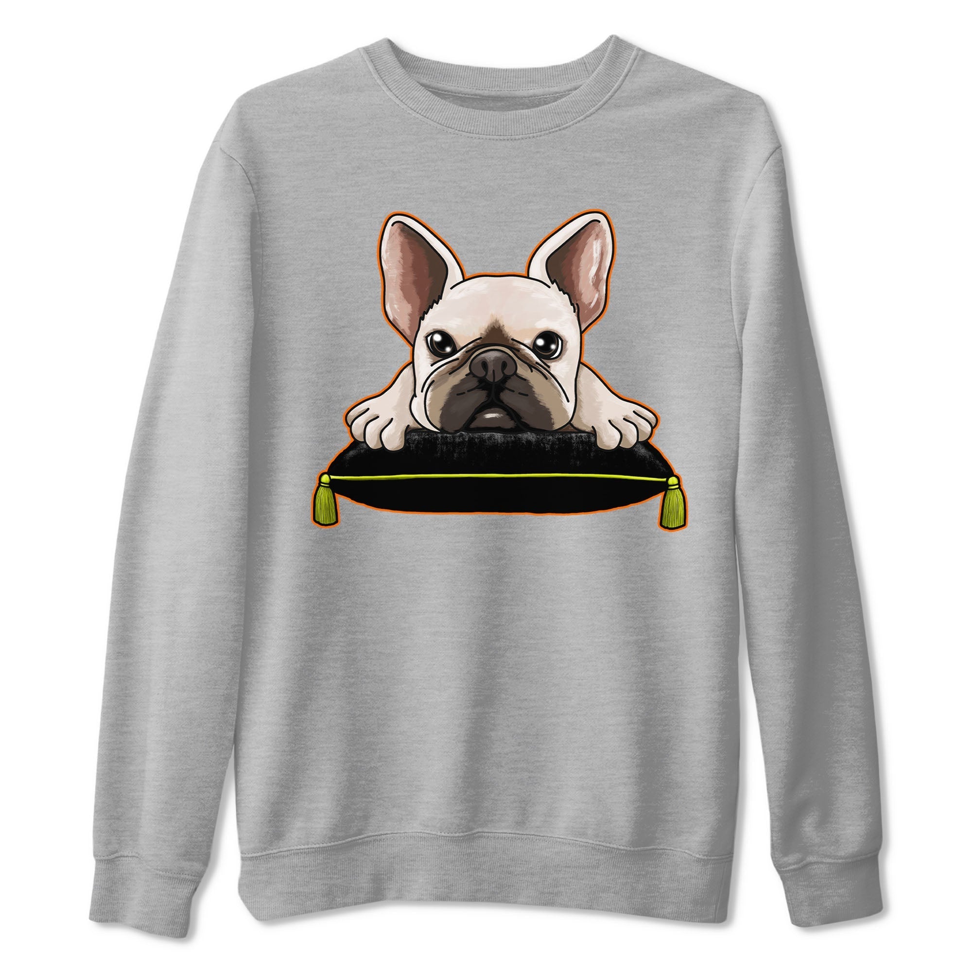 Dunk Halloween shirt to match jordans French Bulldog sneaker tees Dunk Mid Halloween Drip Gear Zone Sneaker Matching Clothing Brand Unisex Sneaker Tee Heather Grey 2 T-Shirt