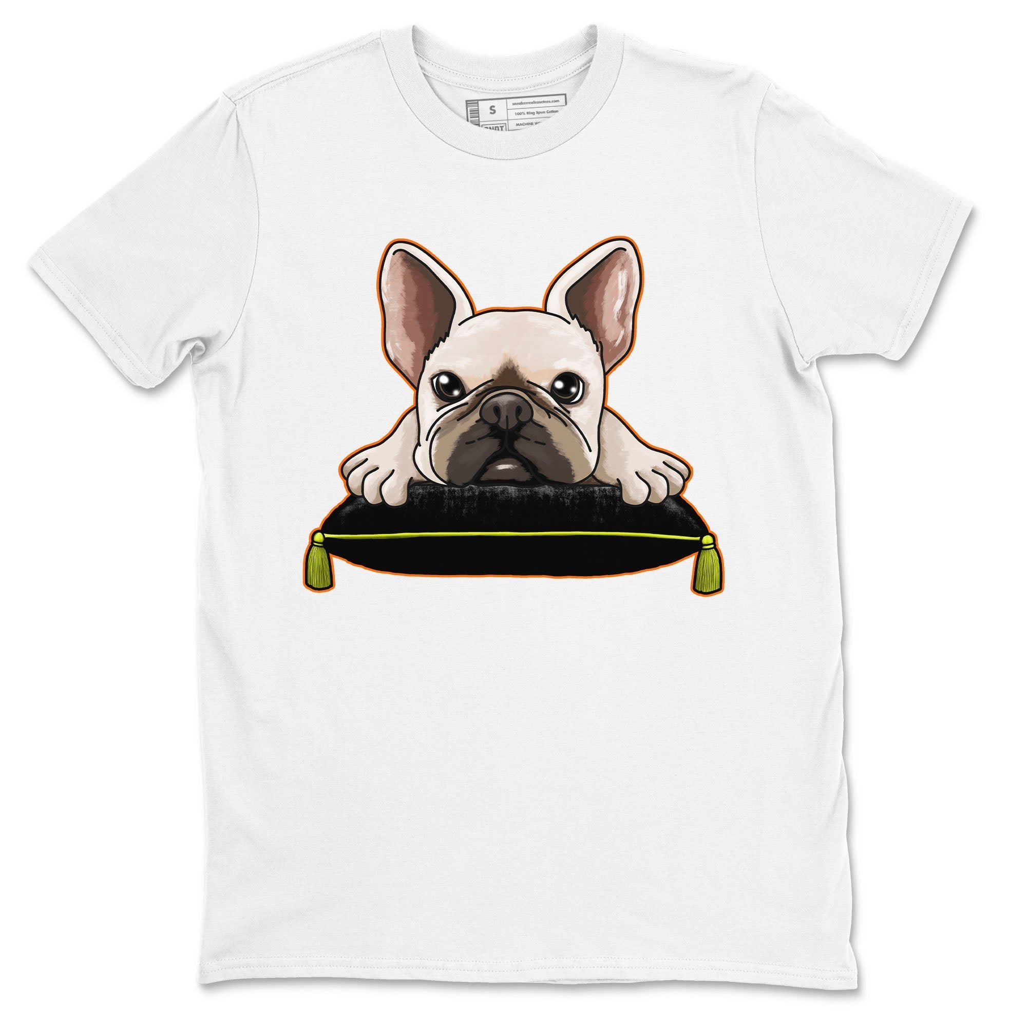Dunk Halloween shirt to match jordans French Bulldog sneaker tees Dunk Mid Halloween Drip Gear Zone Sneaker Matching Clothing Brand Unisex Sneaker Tee White 2 T-Shirt