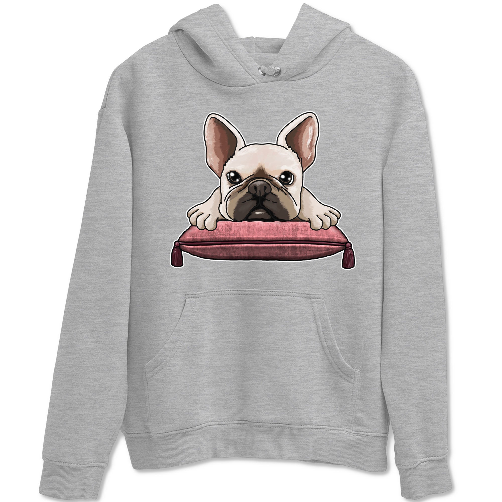 Dunk Valentine's Day shirt to match jordans French Bulldog sneaker tees Dunks Valentine's Day Drip Gear Zone unisex cotton Heather Grey 2 crew neck shirt