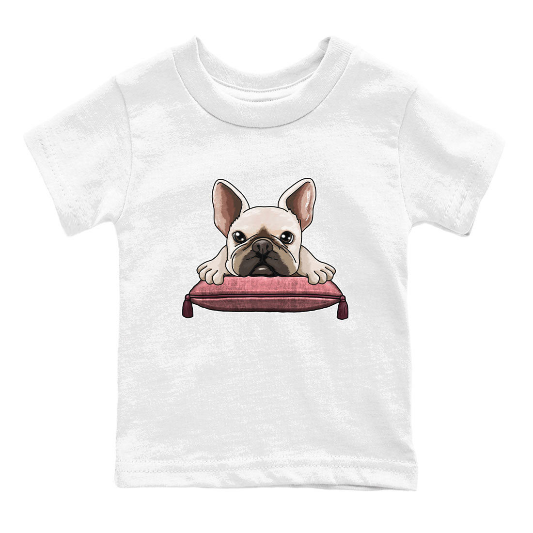 Dunk Valentine's Day shirt to match jordans French Bulldog sneaker tees Dunks Valentine's Day Drip Gear Zone baby toddler White 2 cotton Shirt