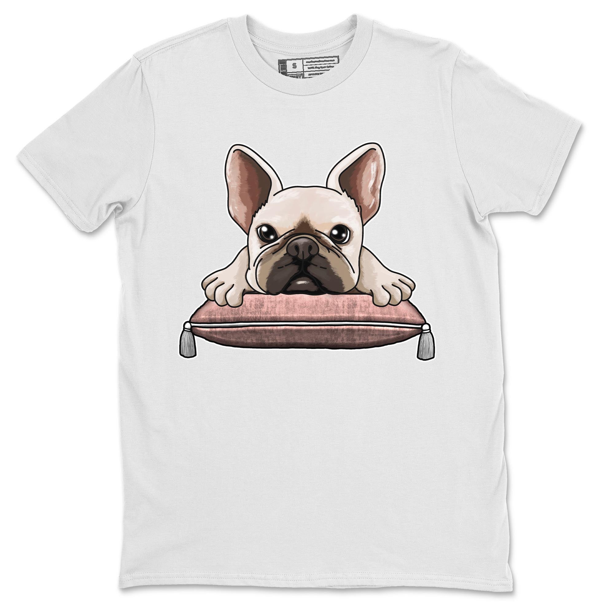 Nike Dunks Low Rose Whisper shirt to match jordans French Bulldog Streetwear Sneaker Shirt Nike Dunk Rose Whisper Drip Gear Zone Sneaker Matching Clothing Unisex White 2 T-Shirt