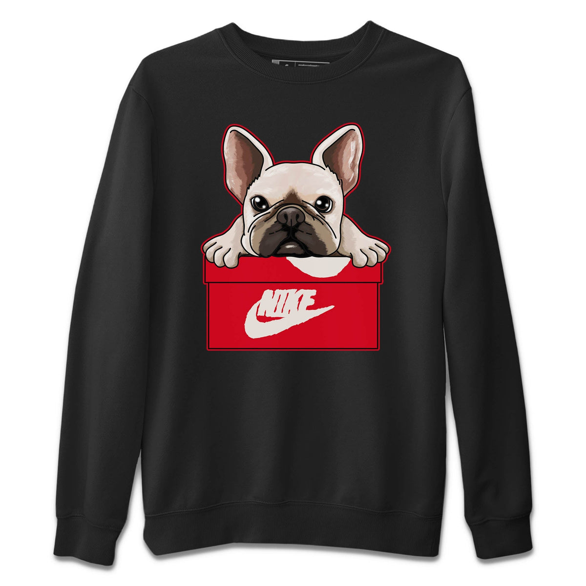 Jordan 1 Newstalgia Sneaker Matching T-Shirt French Bulldog Sneaker Tees Jordan 1 Newstalgia Sneaker Release Tees Crew Neck Tees
