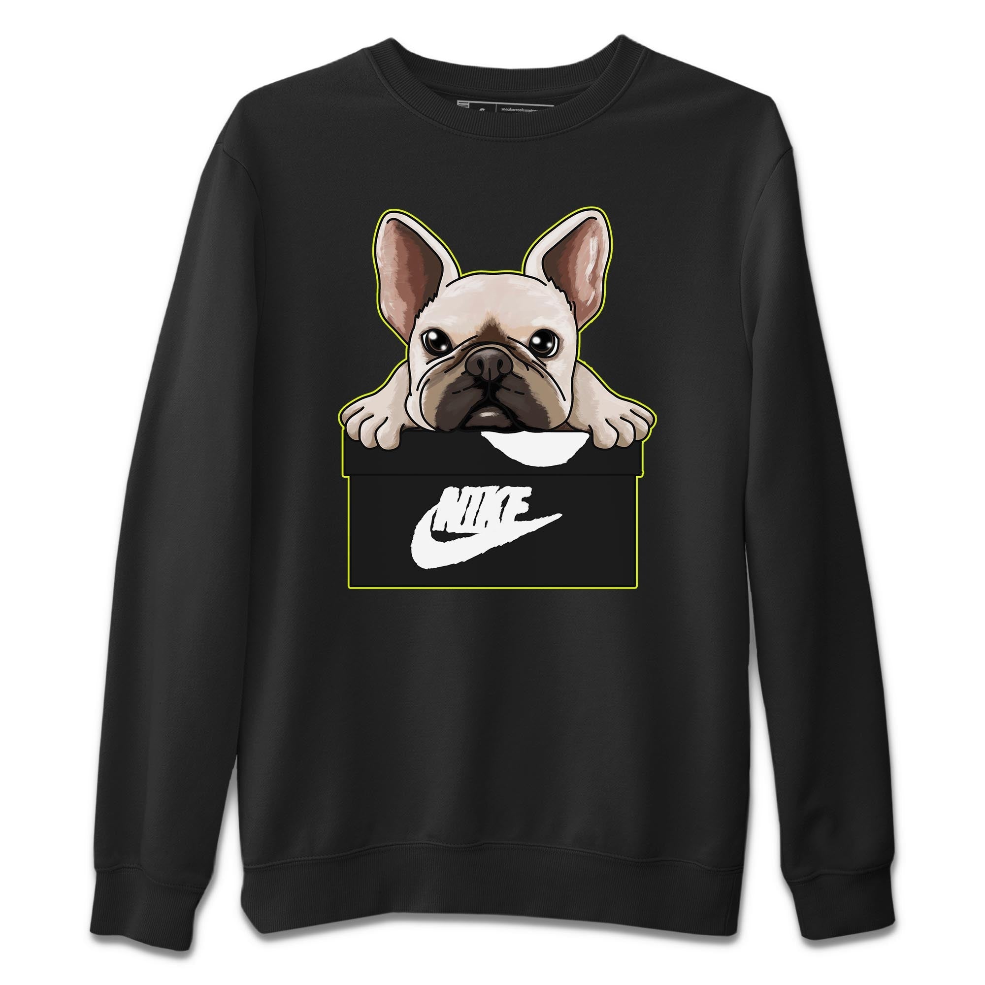 Jordan 1 Visionaire Sneaker Matching T-Shirt French Bulldog Sneaker Tees Jordan 1 Visionaire Sneaker Release Tees Crew Neck Tees