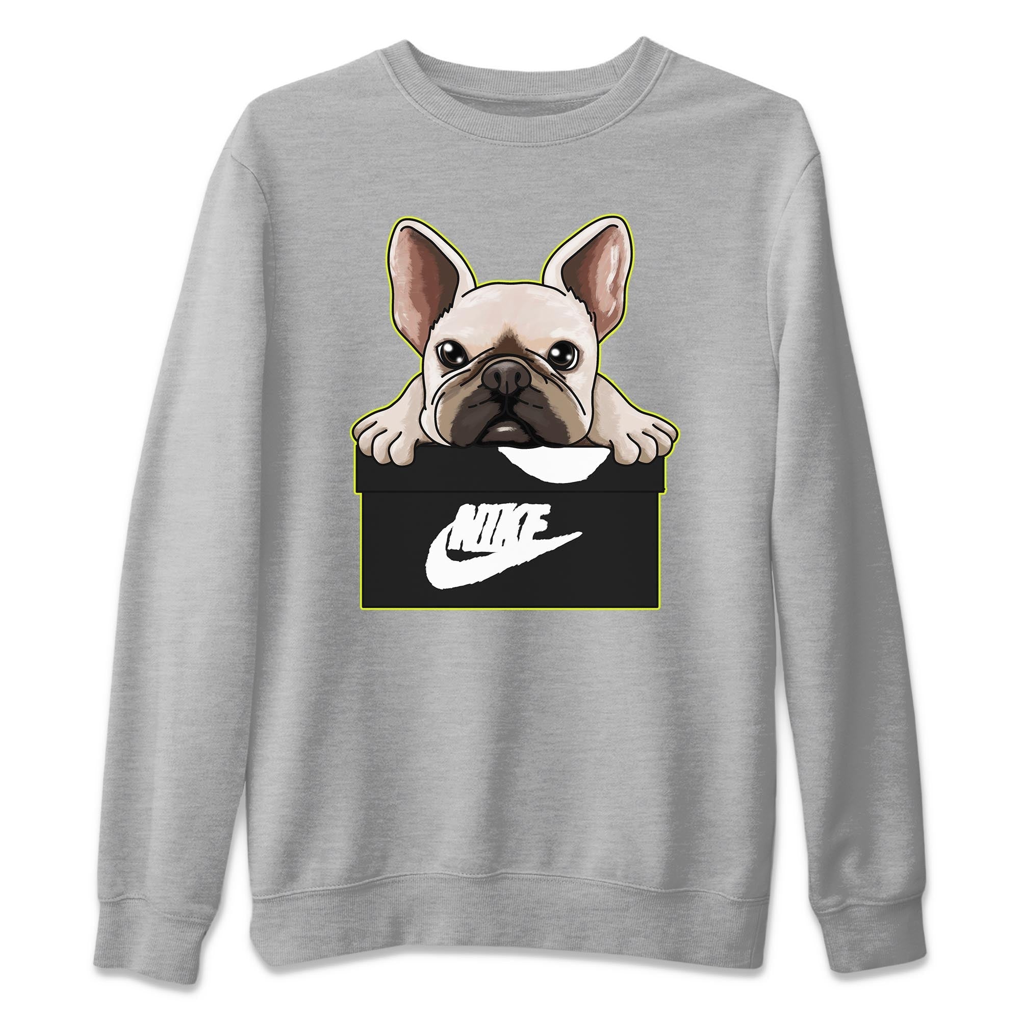 Jordan 1 Visionaire Sneaker Matching T-Shirt French Bulldog Sneaker Tees Jordan 1 Visionaire Sneaker Release Tees Crew Neck Tees