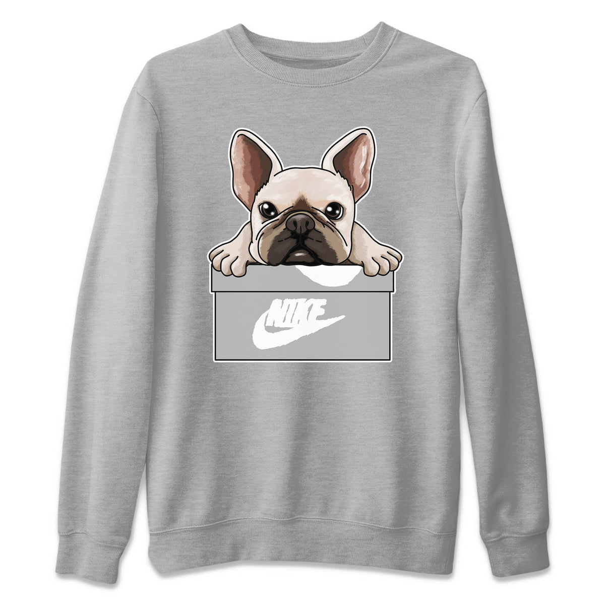 Jordan 12 Stealth Sneaker Matching T-Shirt French Bulldog Sneaker Tees Jordan 12 Stealth Sneaker Release Tees Crew Neck Tees