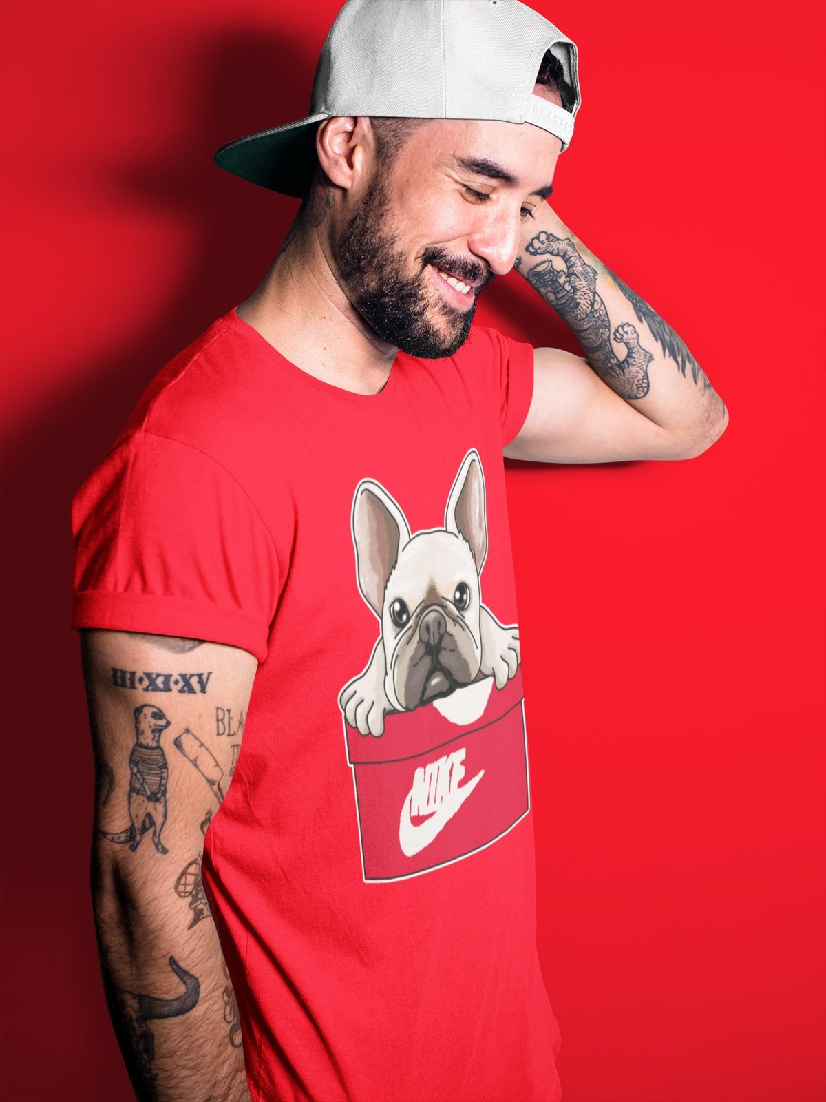 Jordan 1 Newstalgia Sneaker Matching T-Shirt French Bulldog Sneaker Tees Jordan 1 Newstalgia Sneaker Release Tees Crew Neck Tees