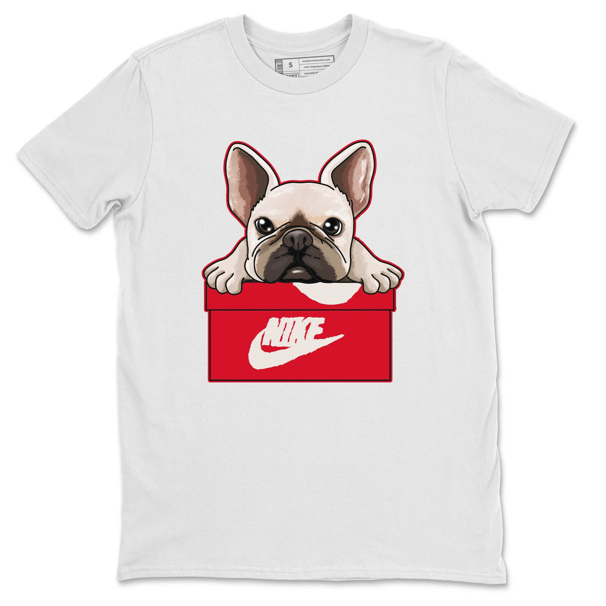 Jordan 1 Newstalgia Sneaker Matching T-Shirt French Bulldog Sneaker Tees Jordan 1 Newstalgia Sneaker Release Tees Crew Neck Tees
