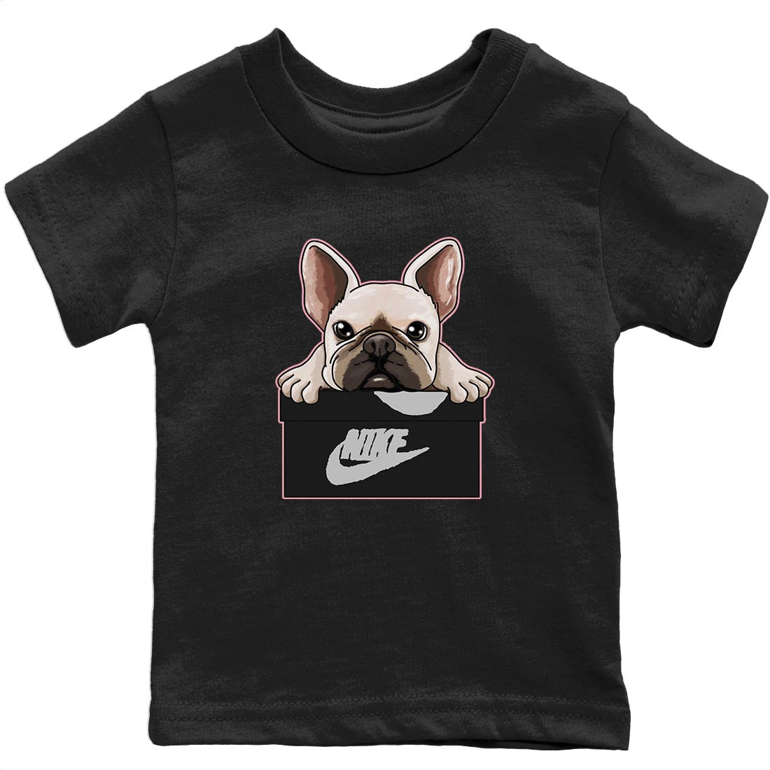 Jordan 1 Stage Haze Sneaker Matching T-Shirt French Bulldog Sneaker Tees Jordan 1 Stage Haze Sneaker Release Tees Kids Shirts