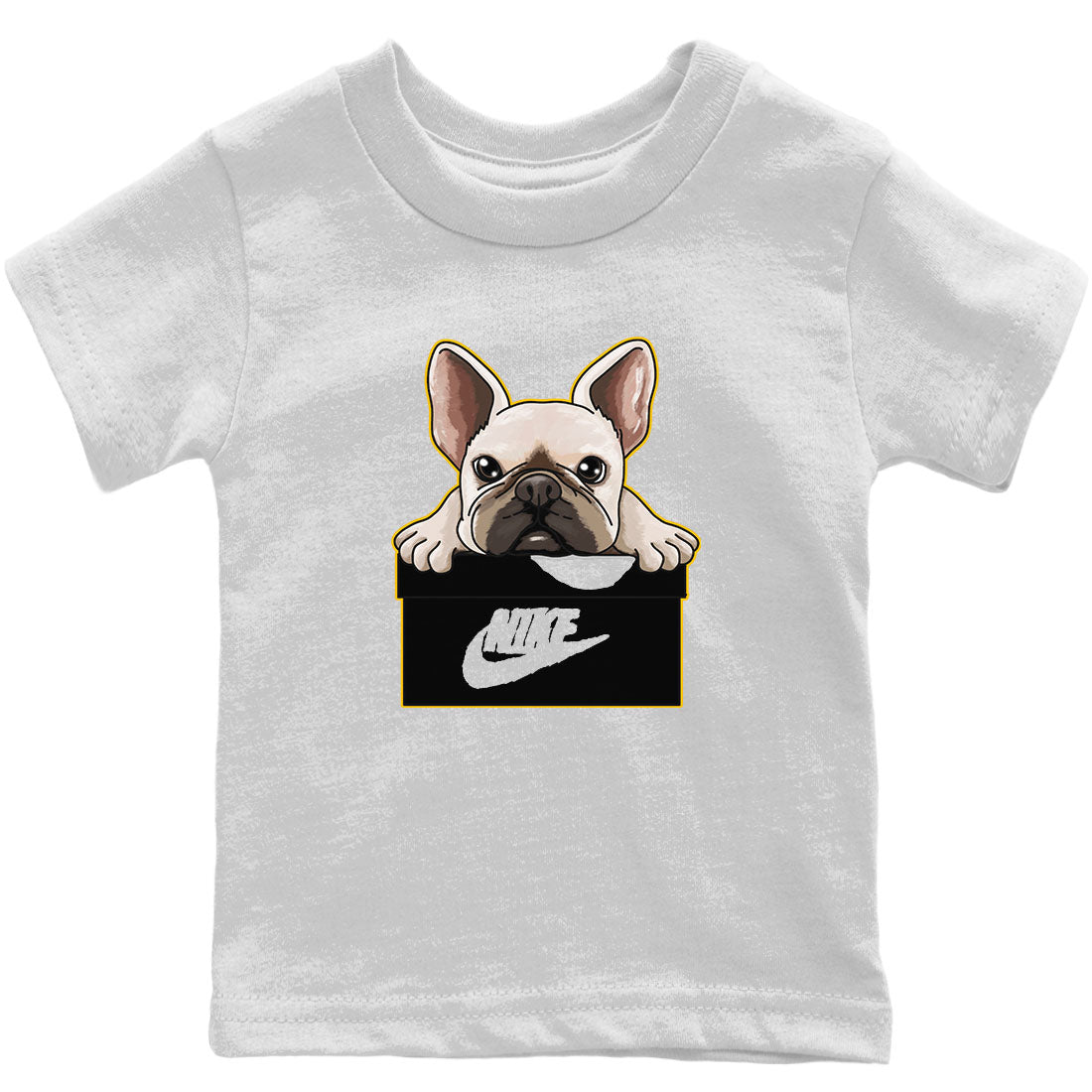 Jordan 1 Taxi Sneaker Matching T-Shirt French Bulldog Sneaker Tees Jordan 1 Taxi Sneaker Release Tees Kids Shirts