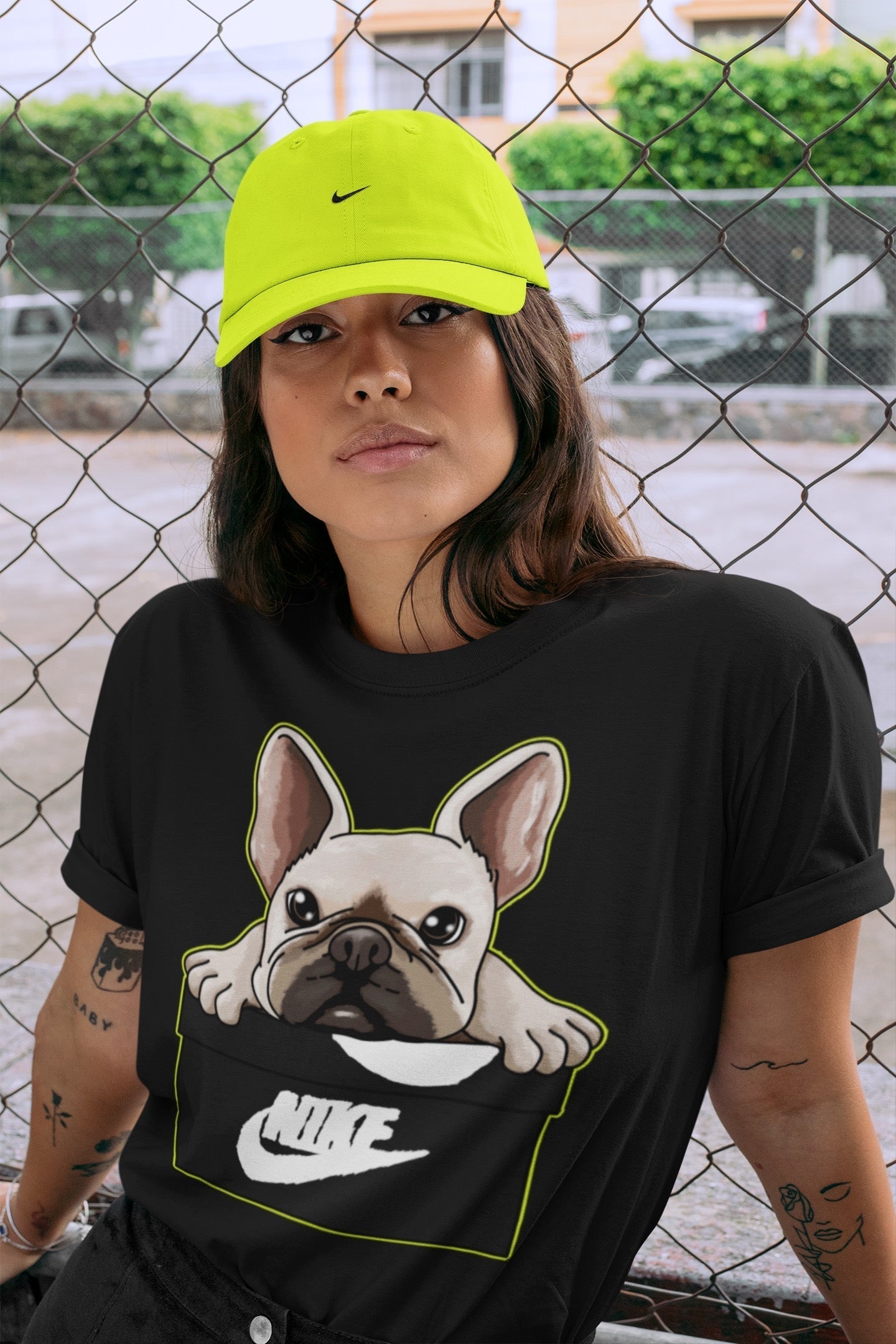 Jordan 1 Visionaire Sneaker Matching T-Shirt French Bulldog Sneaker Tees Jordan 1 Visionaire Sneaker Release Tees Crew Neck Tees