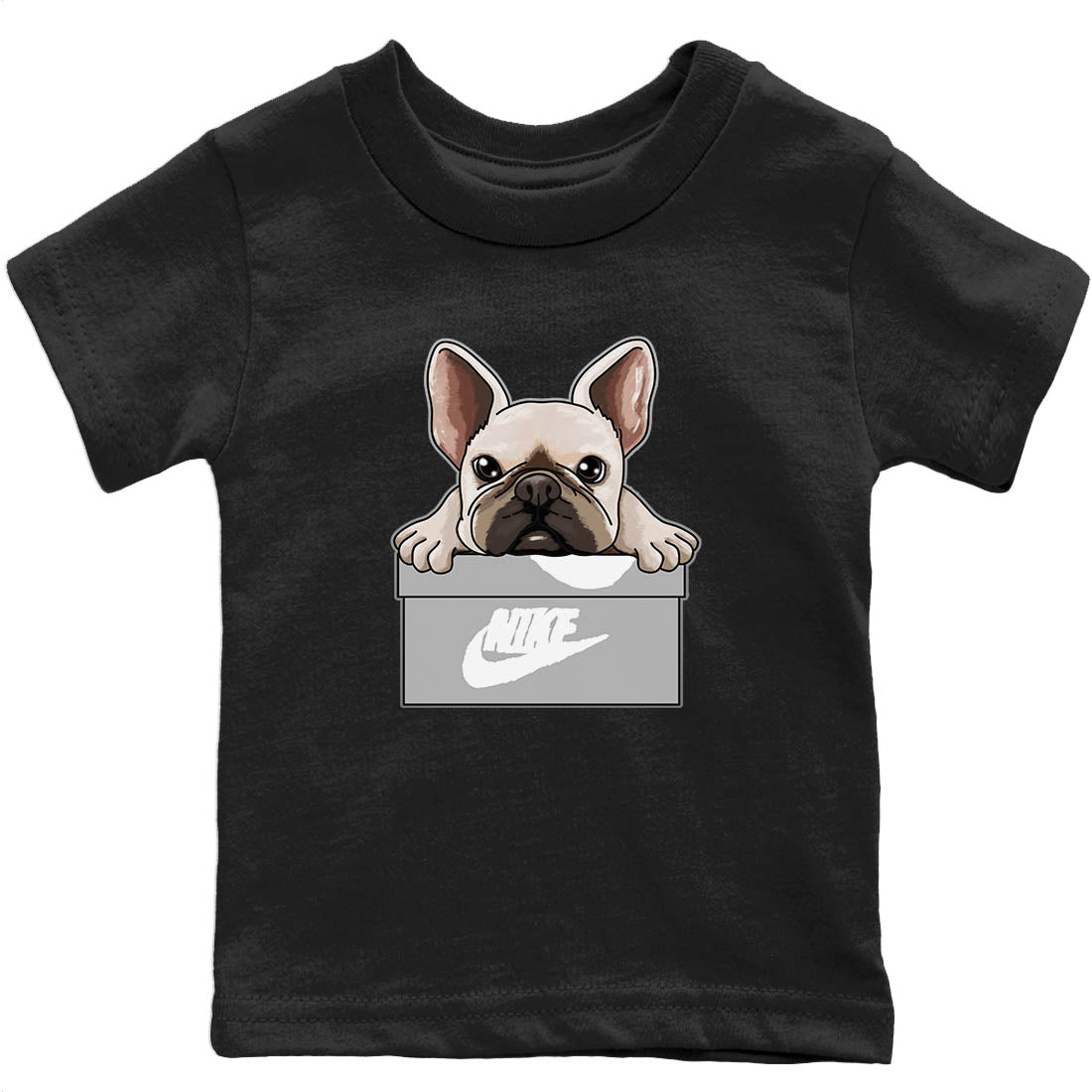 Jordan 12 Stealth Sneaker Matching T-Shirt French Bulldog Sneaker Tees Jordan 12 Stealth Sneaker Release Tees Kids Shirts