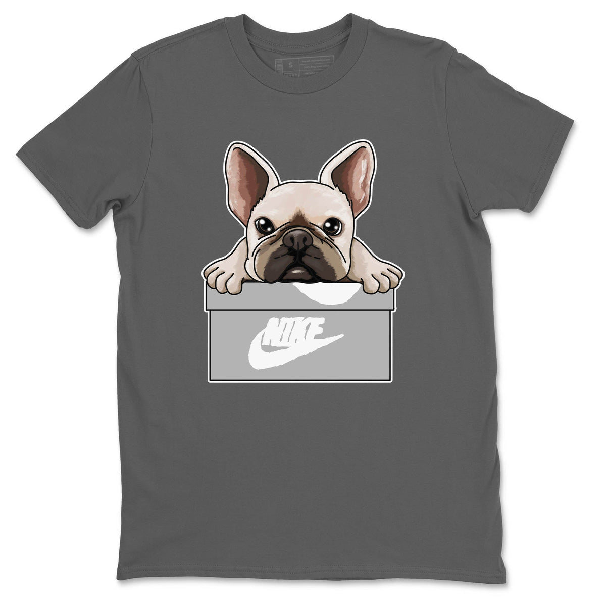 Jordan 12 Stealth Sneaker Matching T-Shirt French Bulldog Sneaker Tees Jordan 12 Stealth Sneaker Release Tees Crew Neck Tees