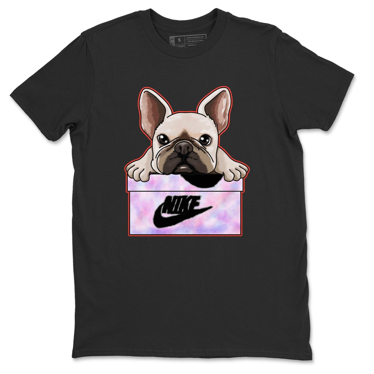 Jordan 4 Zen Master Sneaker Matching T-Shirt French Bulldog Sneaker Tees Jordan 4 Zen Master Sneaker Release Tees Crew Neck Tees