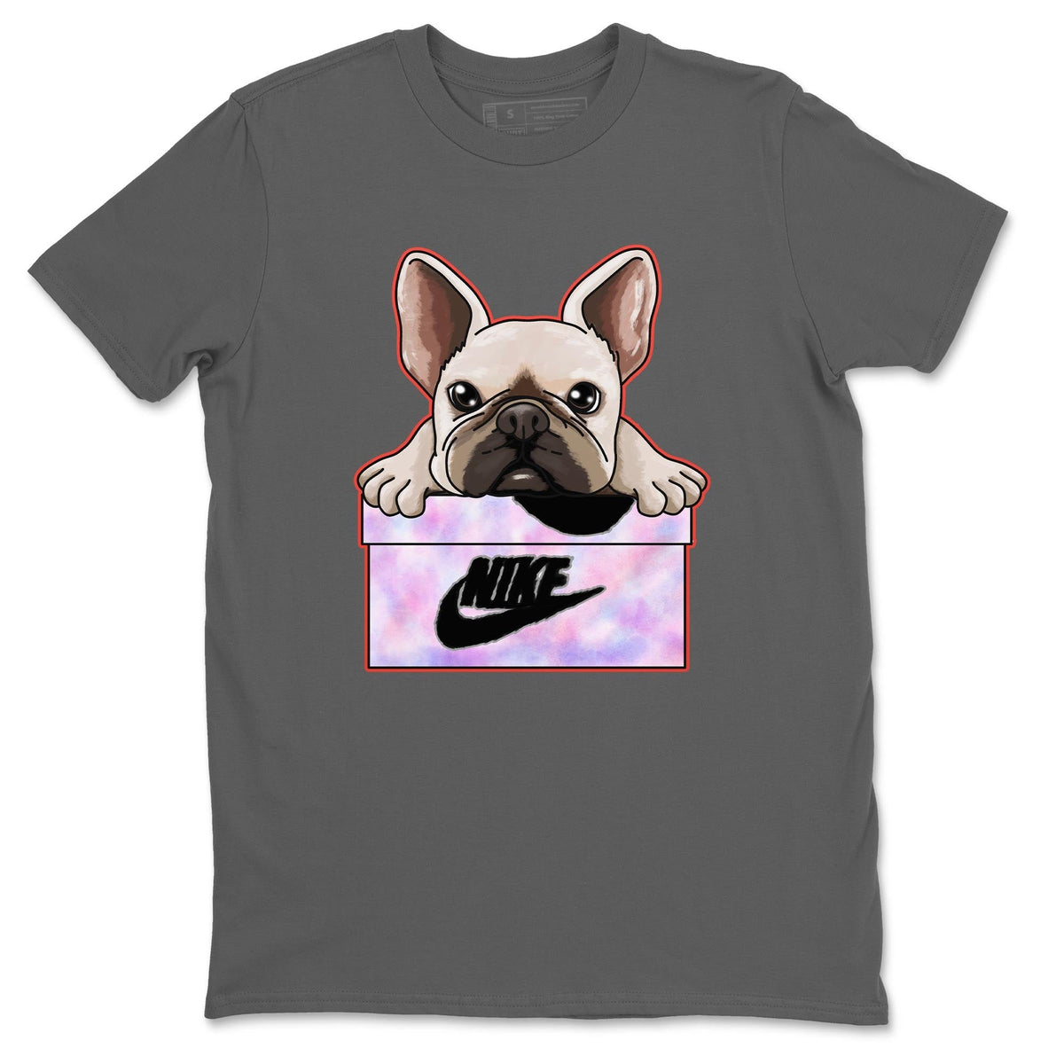Jordan 4 Zen Master Sneaker Matching T-Shirt French Bulldog Sneaker Tees Jordan 4 Zen Master Sneaker Release Tees Crew Neck Tees
