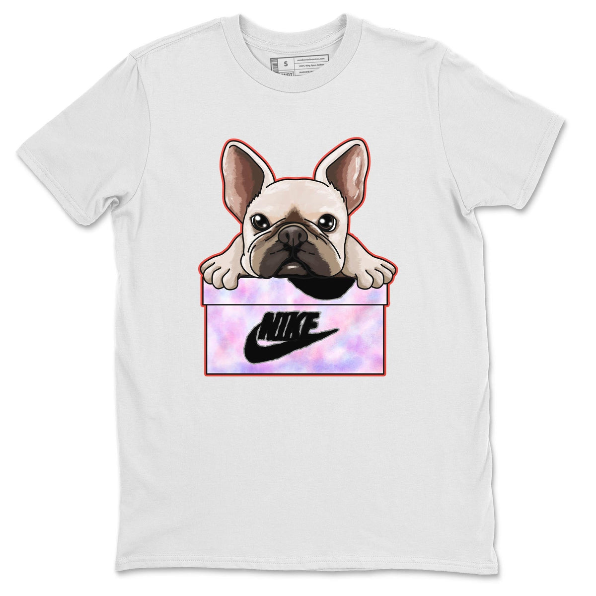 Jordan 4 Zen Master Sneaker Matching T-Shirt French Bulldog Sneaker Tees Jordan 4 Zen Master Sneaker Release Tees Crew Neck Tees