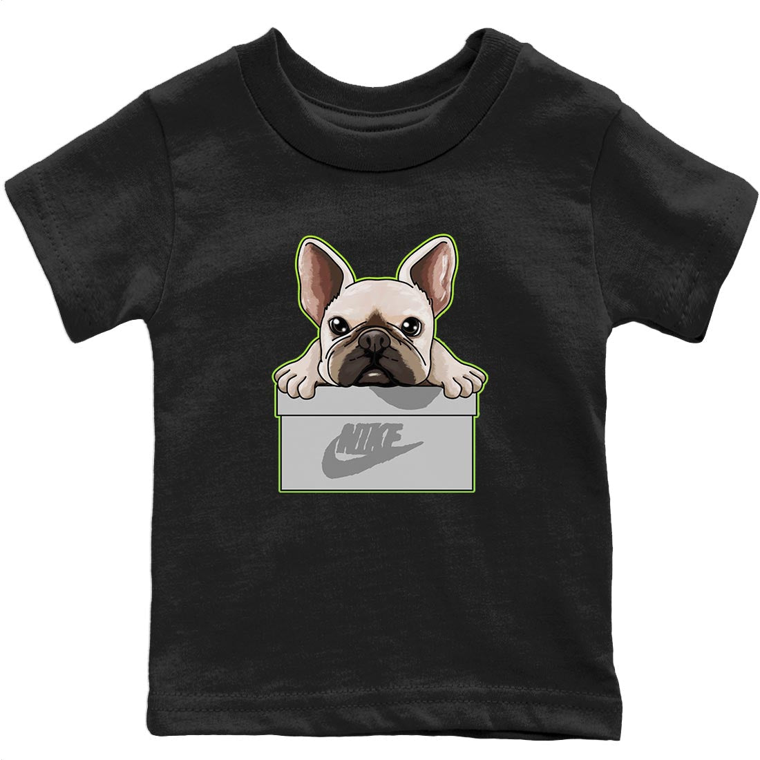 Jordan 5 Green Bean Sneaker Matching T-Shirt French Bulldog Sneaker Tees Jordan 5 Green Bean Sneaker Release Tees Kids Shirts