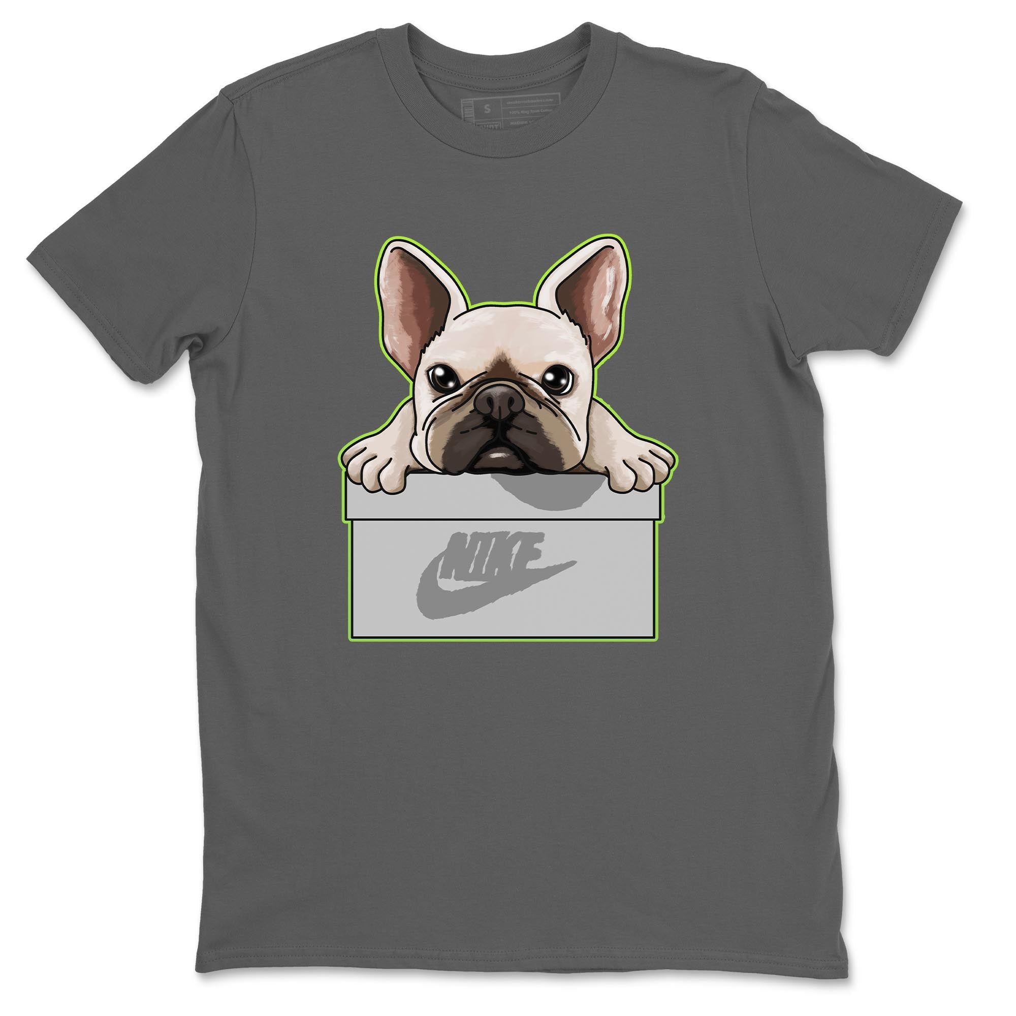 Jordan 5 Green Bean Sneaker Matching T-Shirt French Bulldog Sneaker Tees Jordan 5 Green Bean Sneaker Release Tees Crew Neck Tees