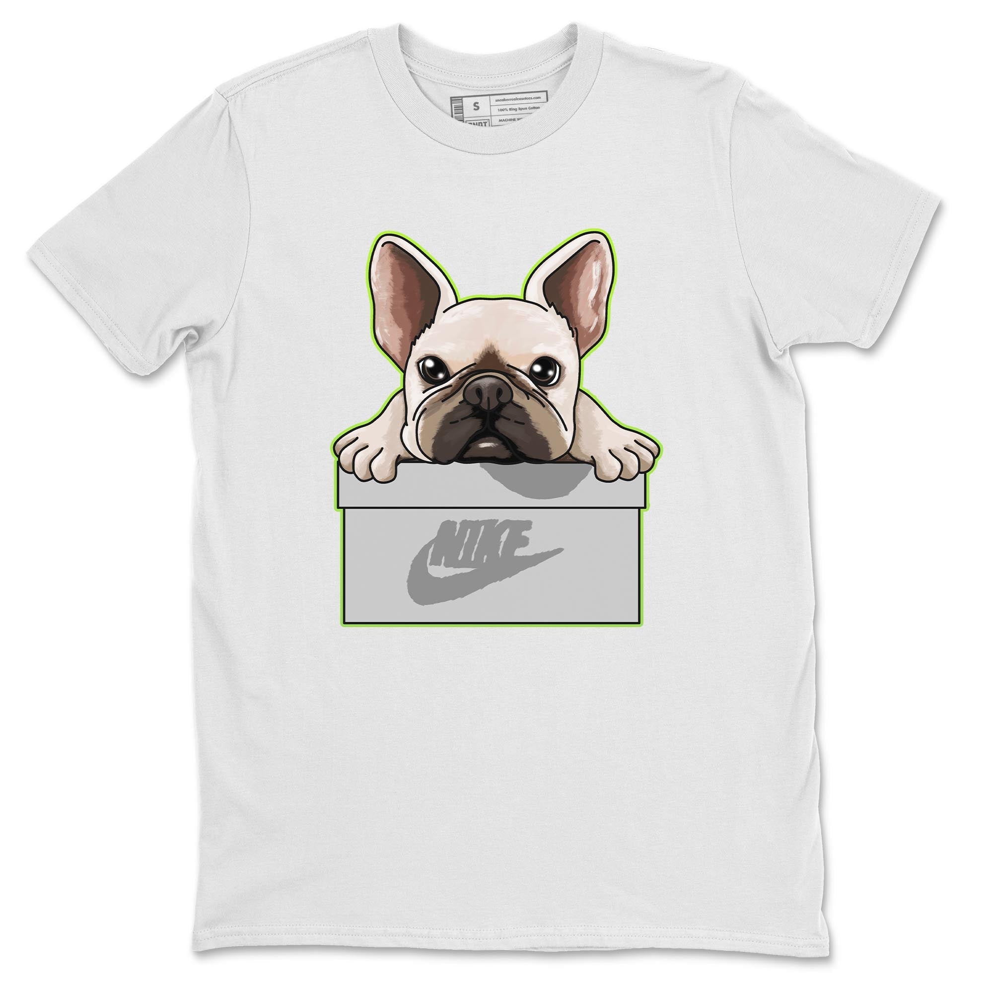 Jordan 5 Green Bean Sneaker Matching T-Shirt French Bulldog Sneaker Tees Jordan 5 Green Bean Sneaker Release Tees Crew Neck Tees